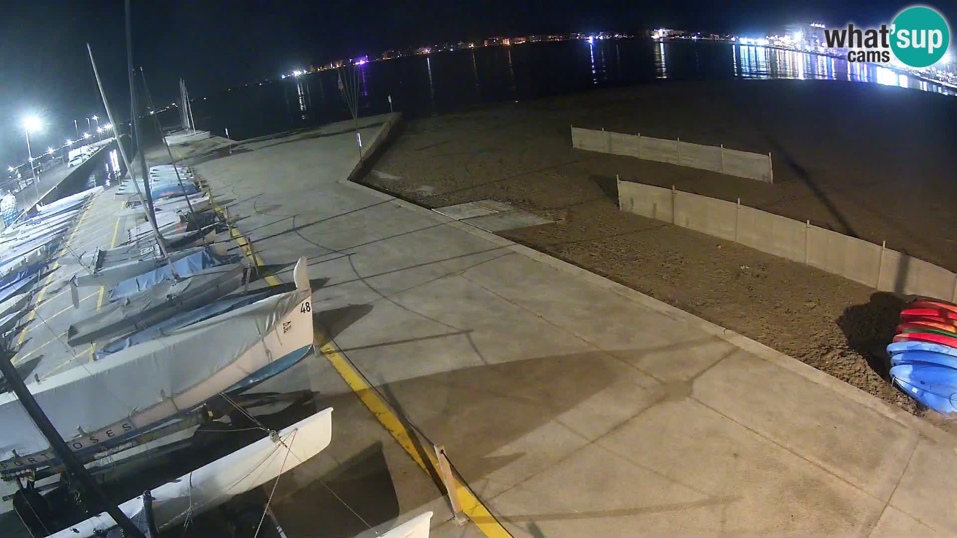 Roses webcam Port – Costa Brava – plage La Perola