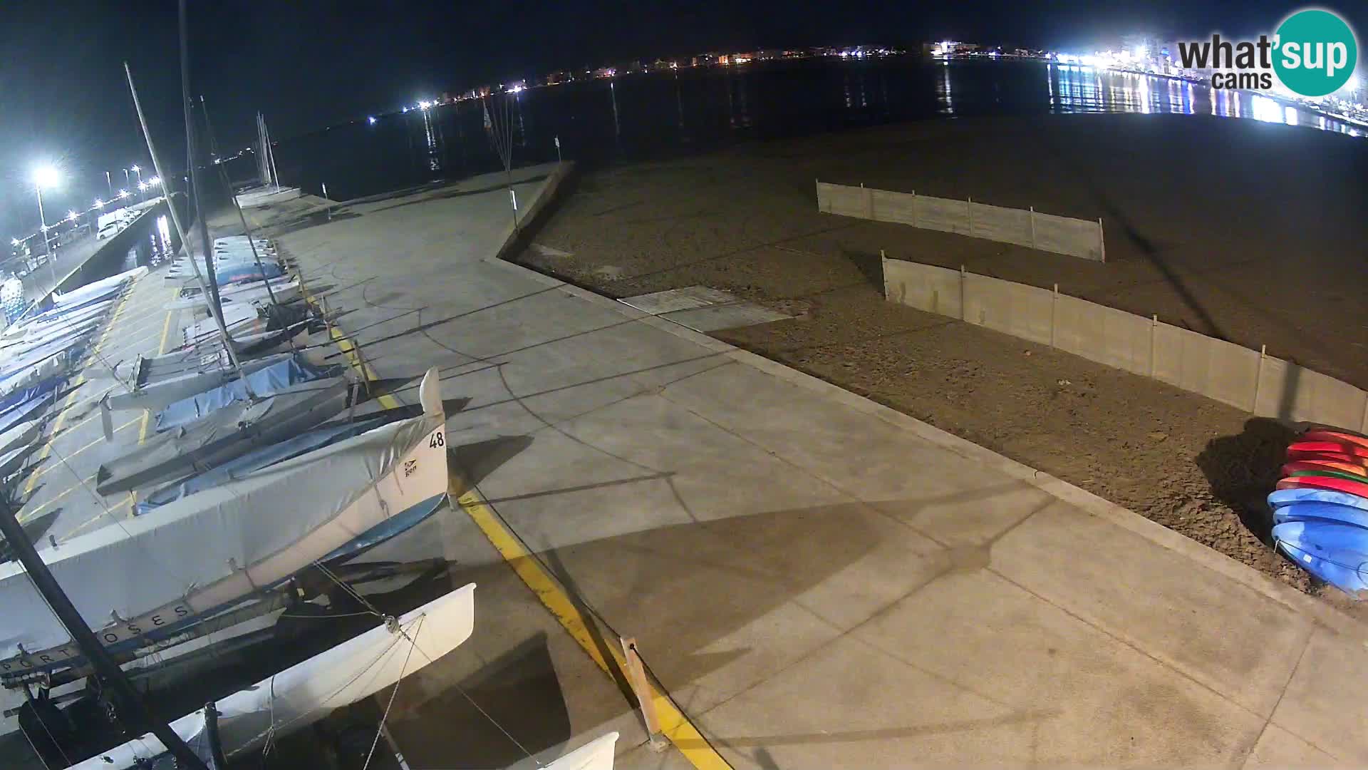 Webcam Hafen von Roses – Costa Brava – Strand La Perola