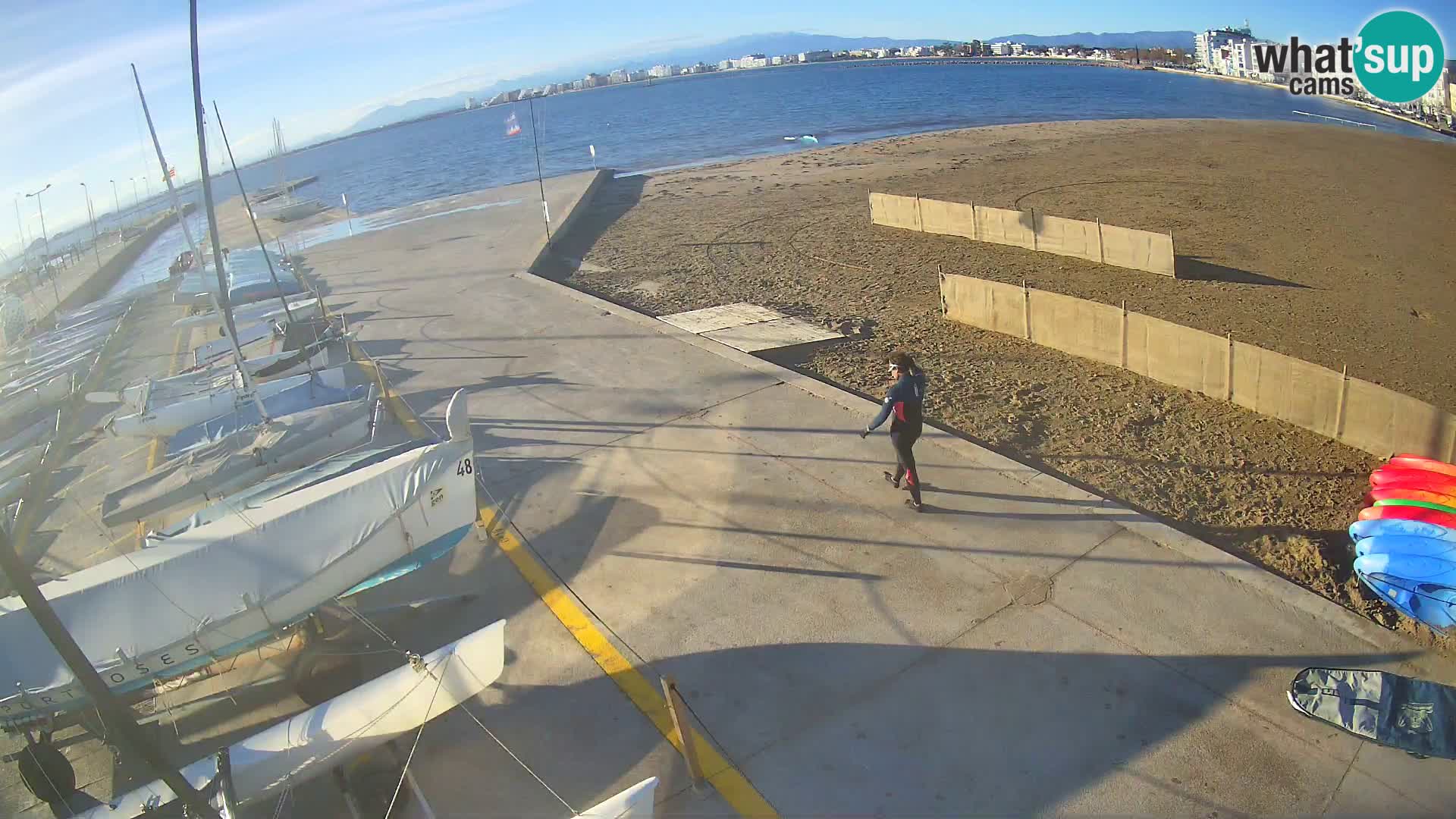 Webcam porto di Roses – Costa Brava – spiaggia La Perola