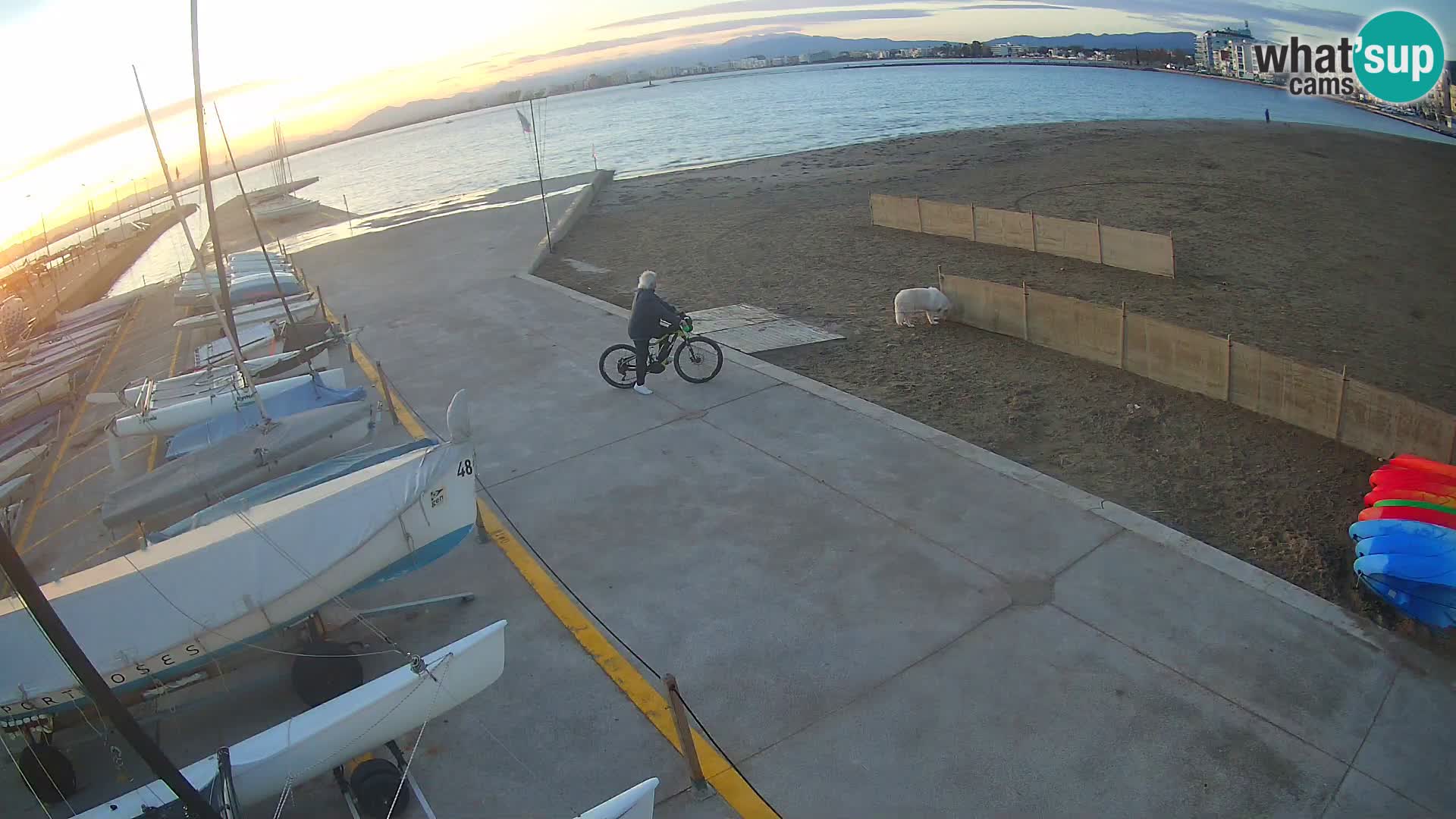 Webcam Hafen von Roses – Costa Brava – Strand La Perola