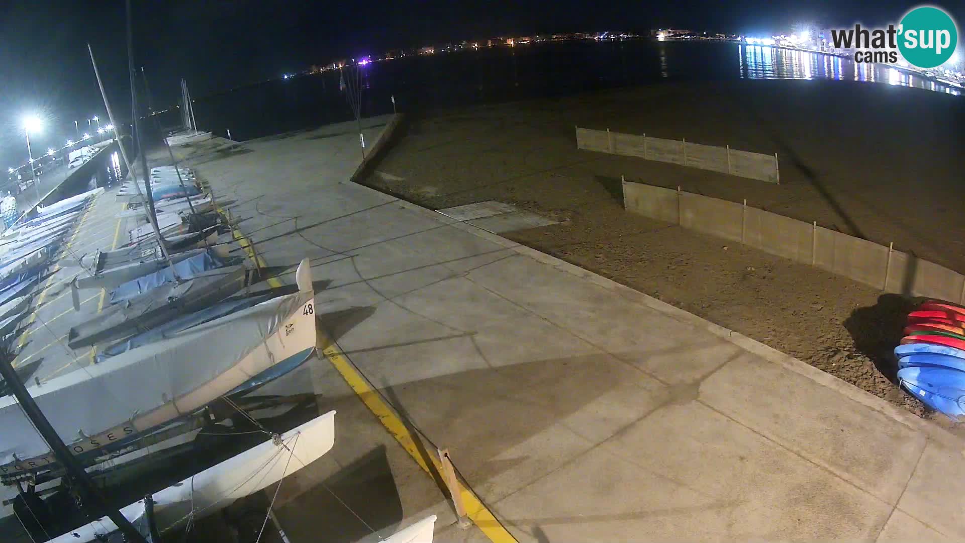 Webcam Hafen von Roses – Costa Brava – Strand La Perola