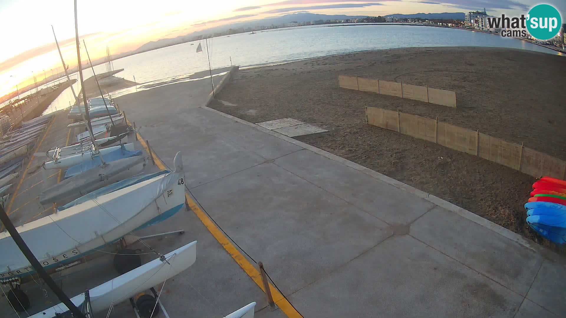 Webcam Hafen von Roses – Costa Brava – Strand La Perola