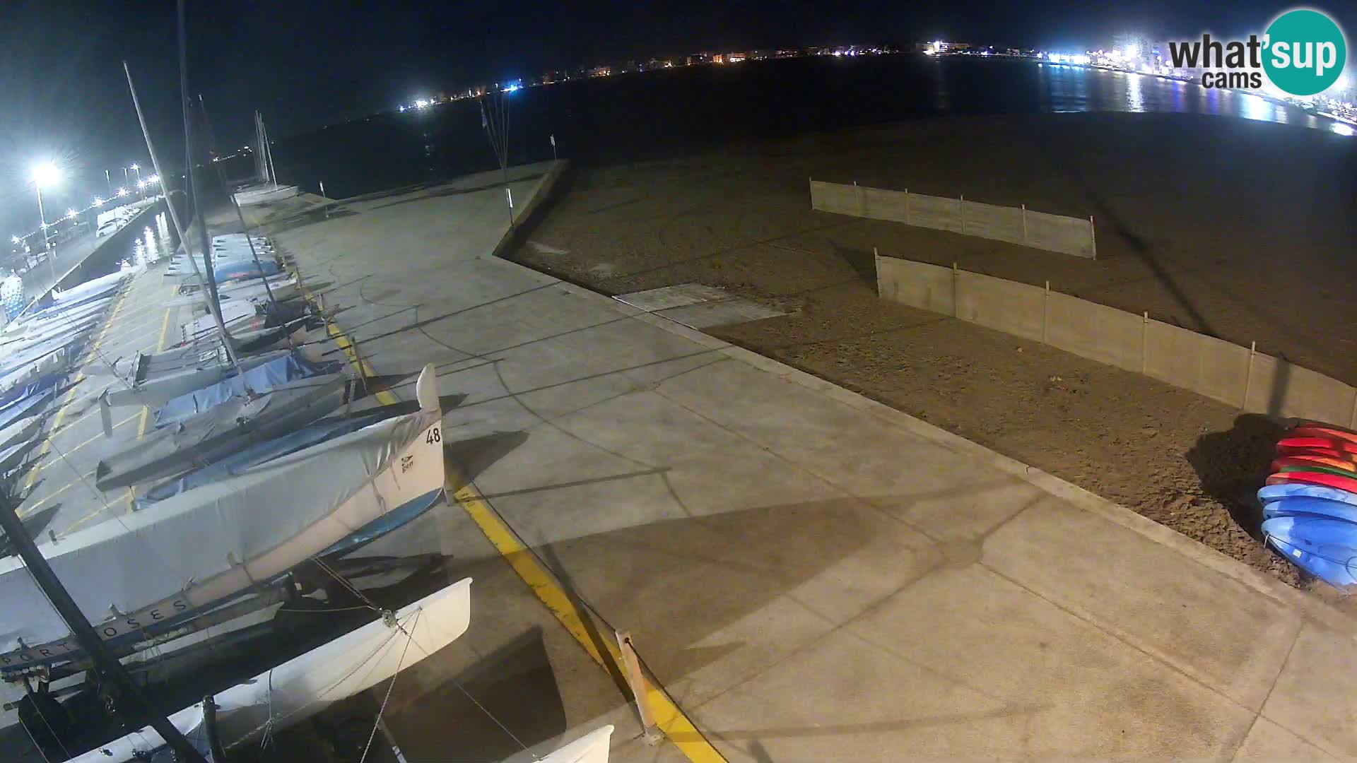 Roses webcam Port – Costa Brava – plage La Perola