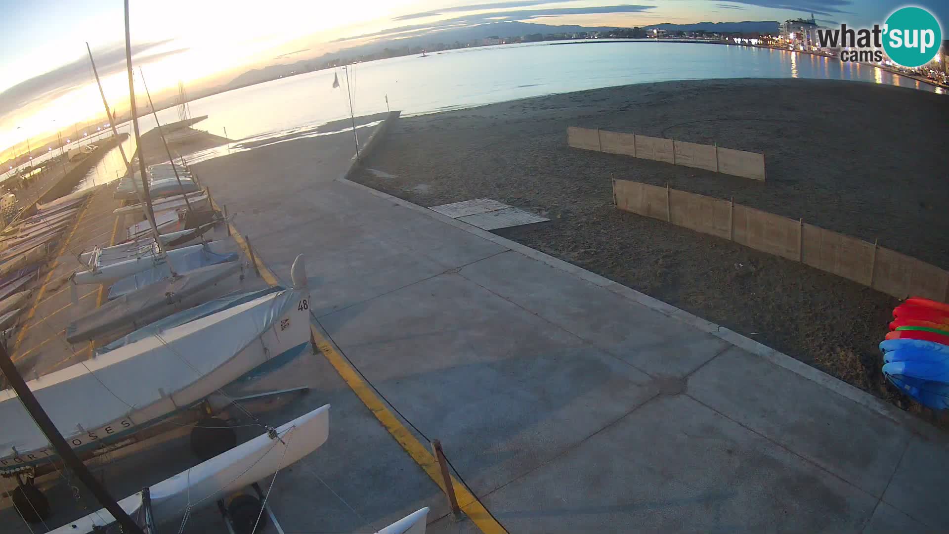 Webcam Hafen von Roses – Costa Brava – Strand La Perola