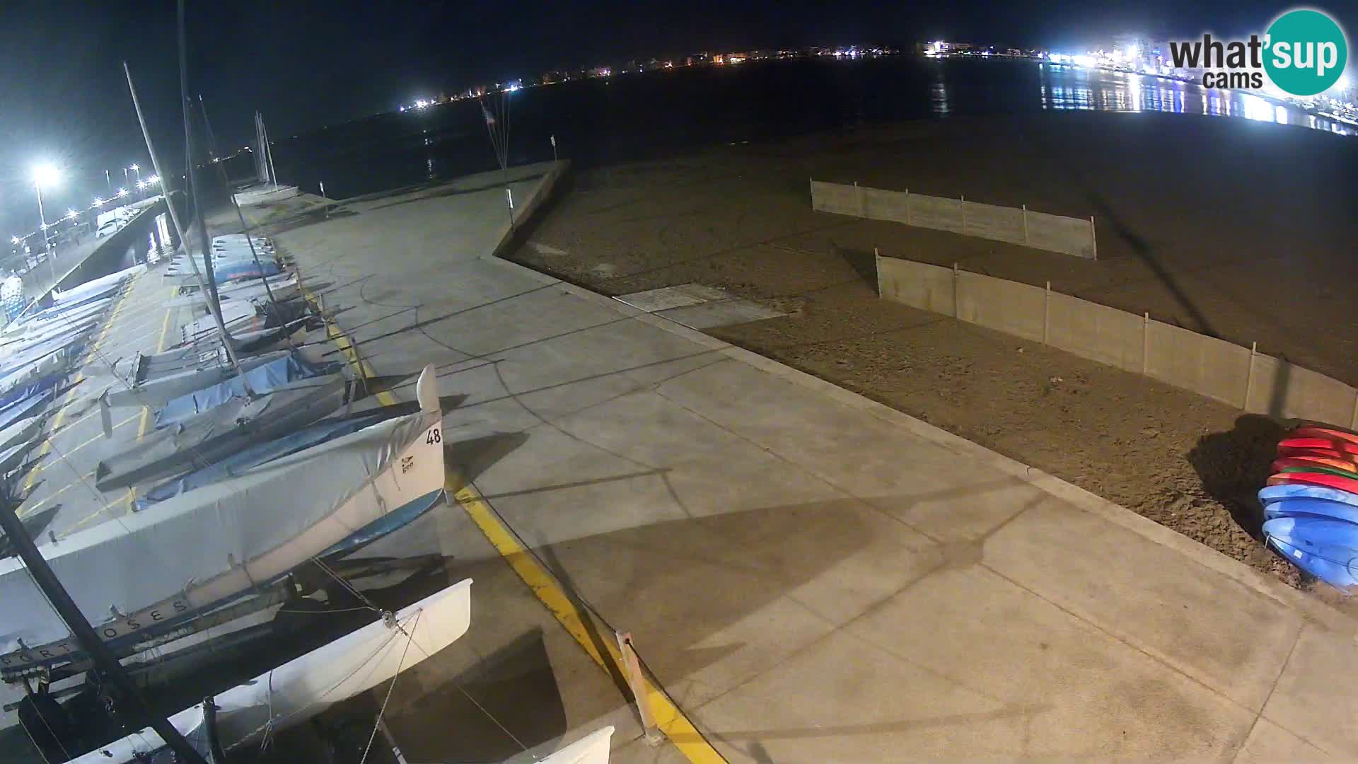 Kamera Roses marina – Costa Brava – plaža La Perola