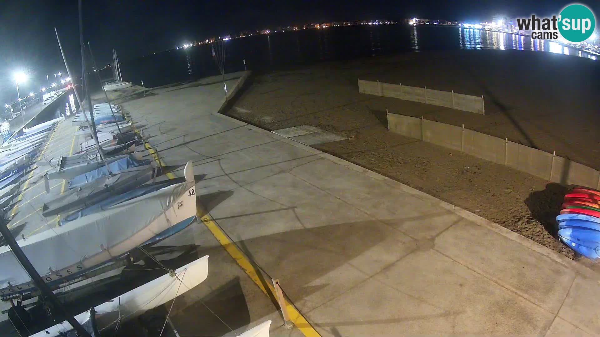 Webcam Hafen von Roses – Costa Brava – Strand La Perola