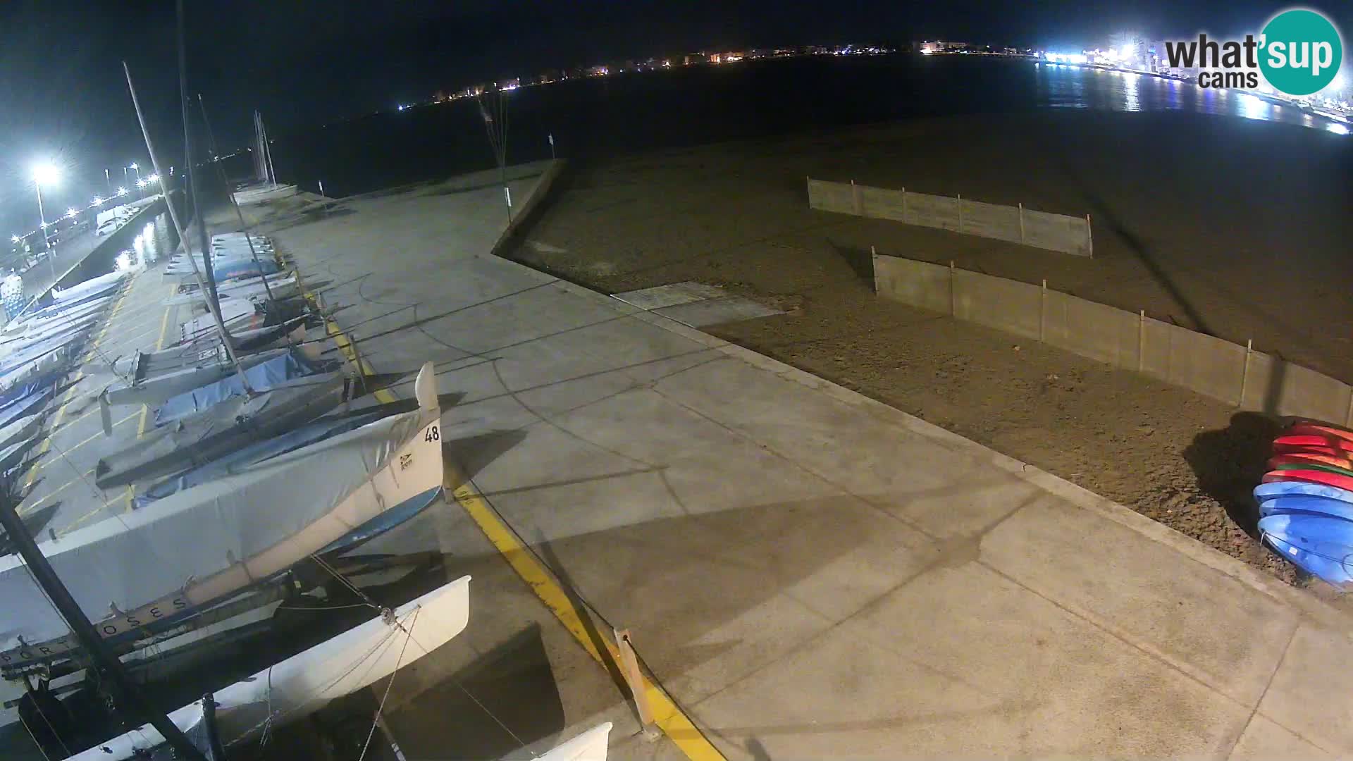 Webcam Hafen von Roses – Costa Brava – Strand La Perola