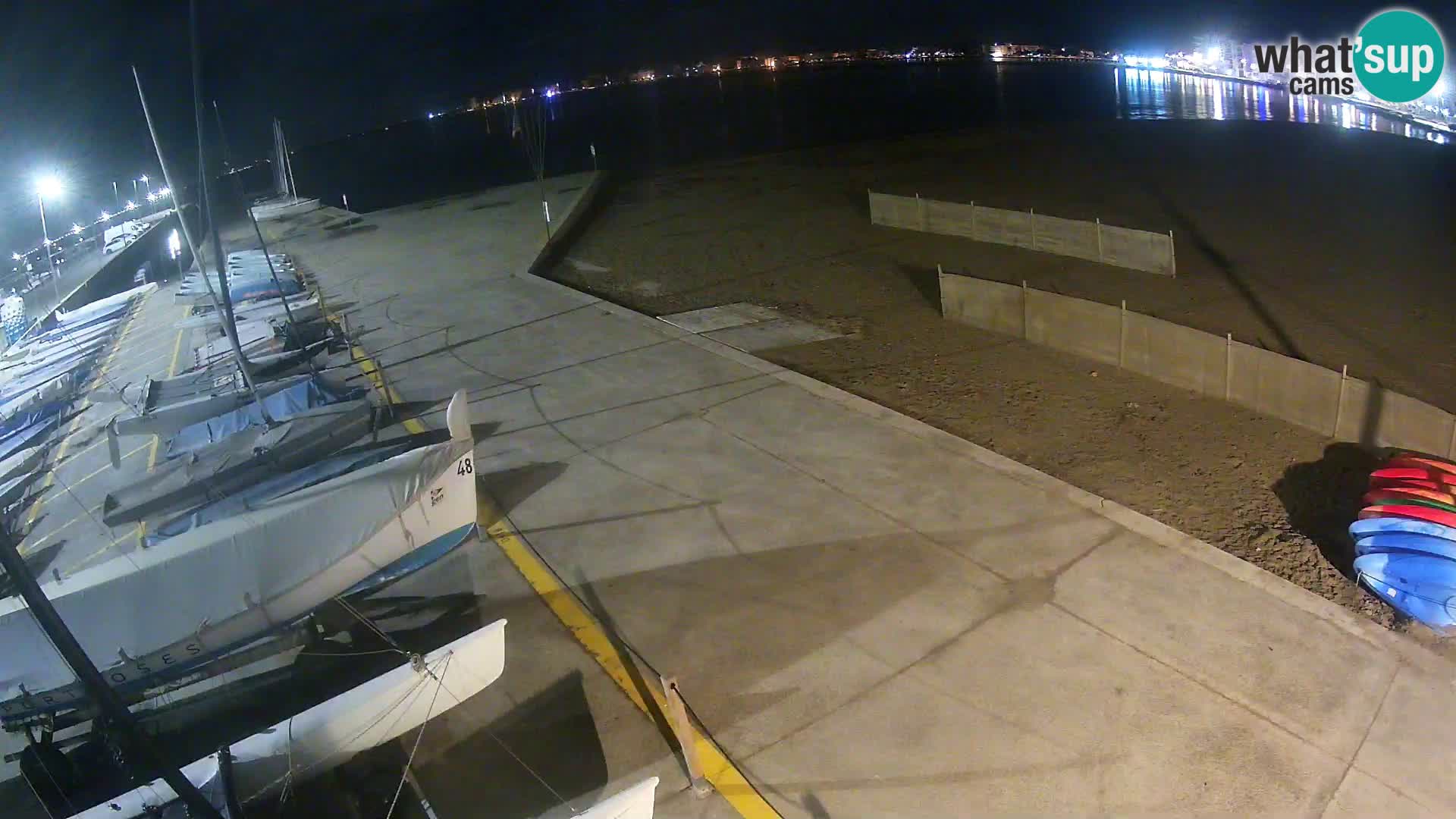 Webcam porto di Roses – Costa Brava – spiaggia La Perola