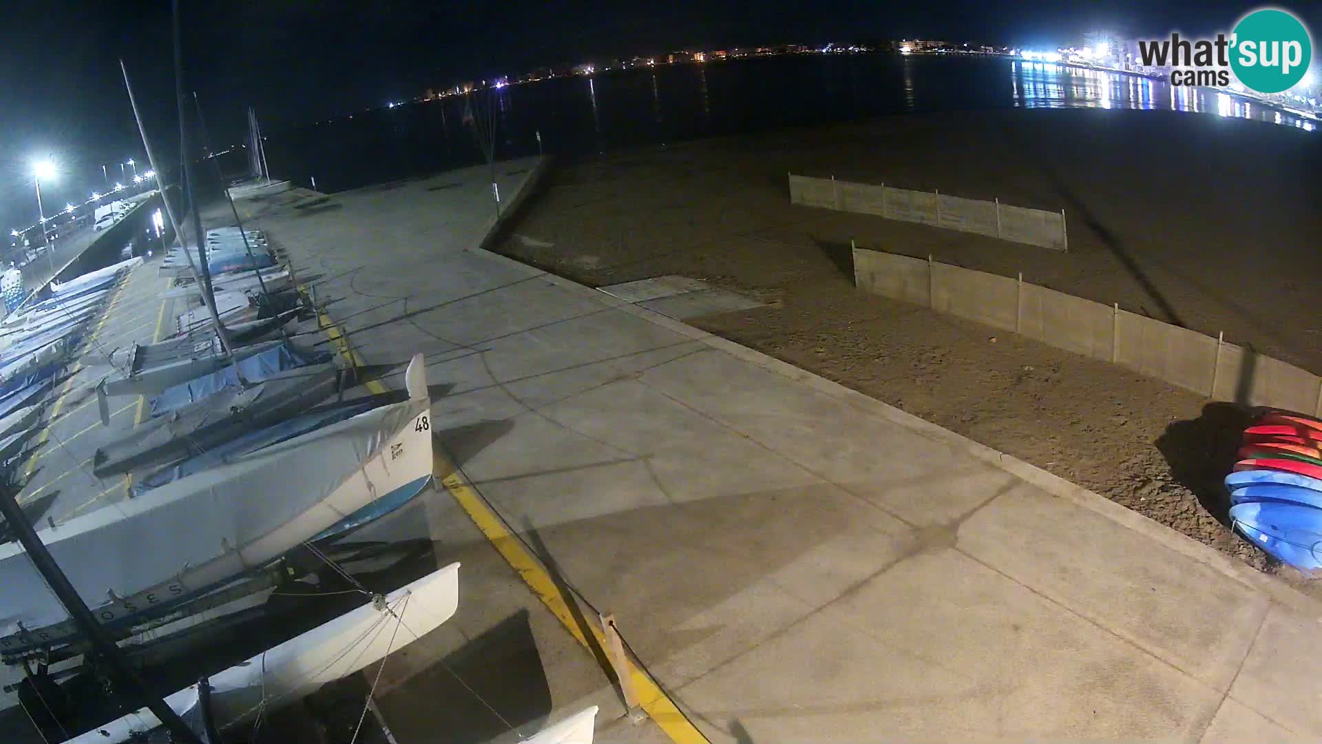 Webcam porto di Roses – Costa Brava – spiaggia La Perola