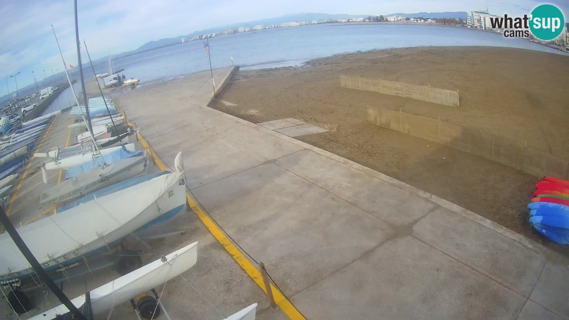 Roses webcam Port – Costa Brava – plage La Perola