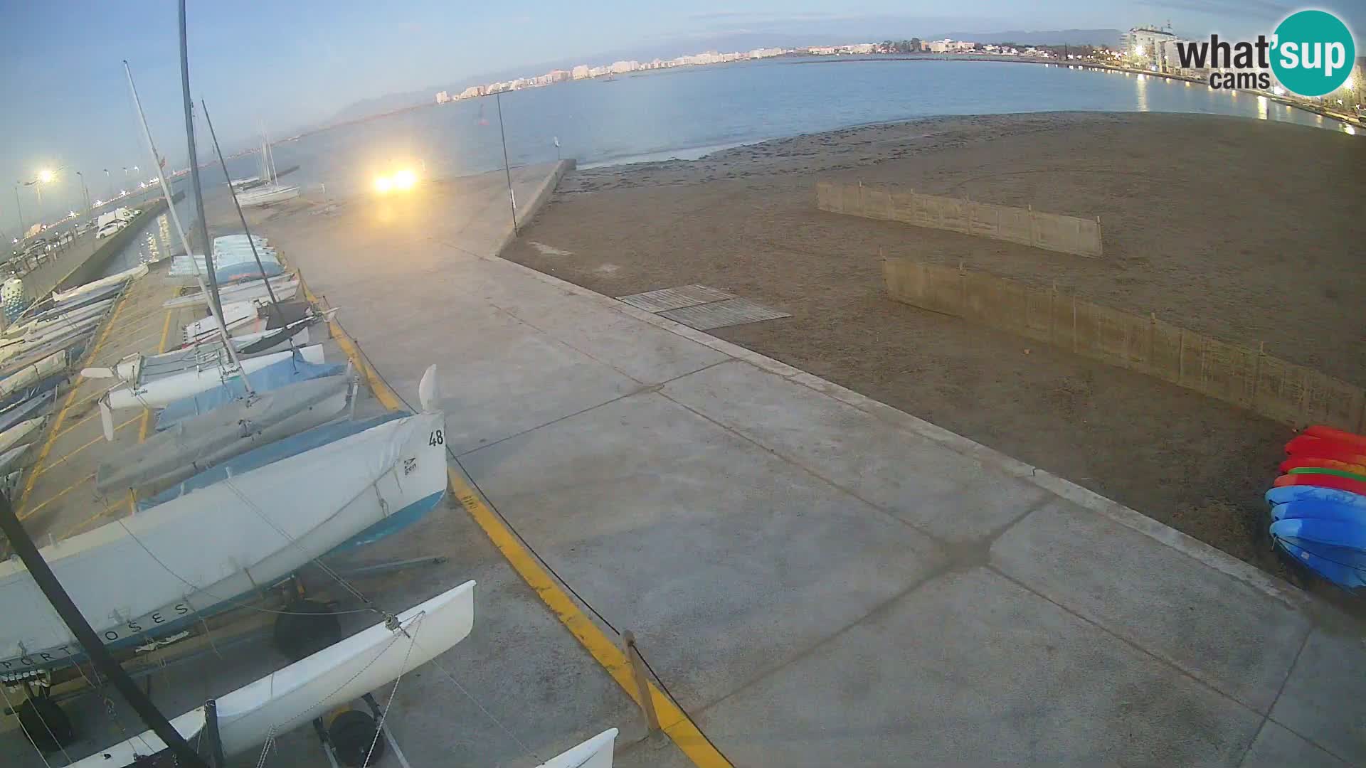 Web kamera Roses marina – Costa Brava – plaža La Perola