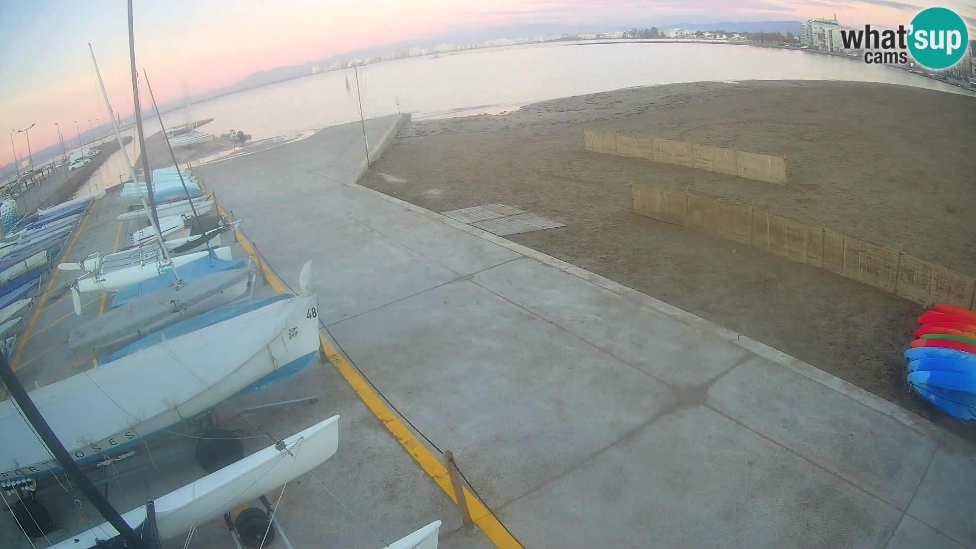 Web kamera Roses marina – Costa Brava – plaža La Perola