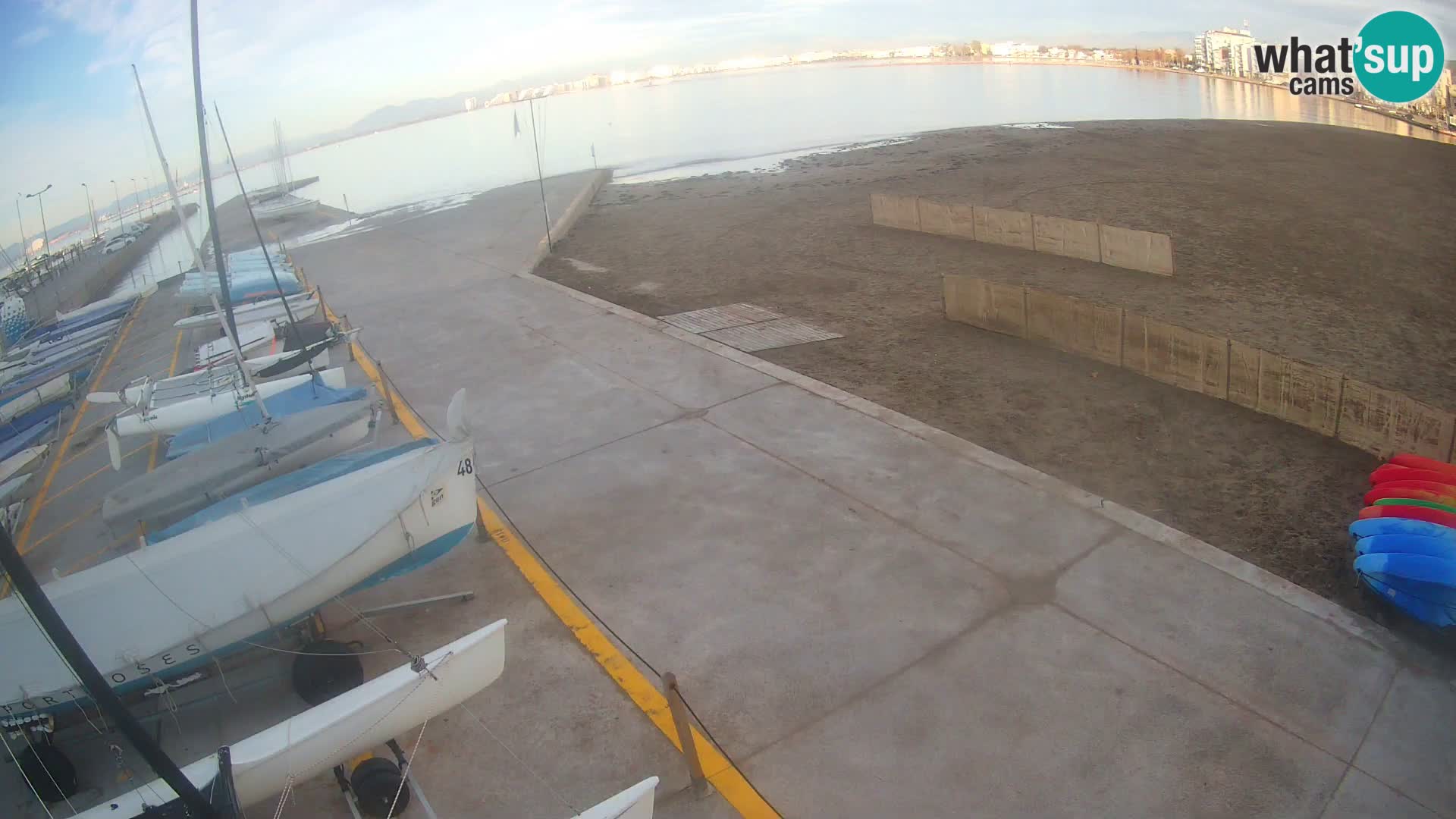 Roses webcam Port – Costa Brava – plage La Perola