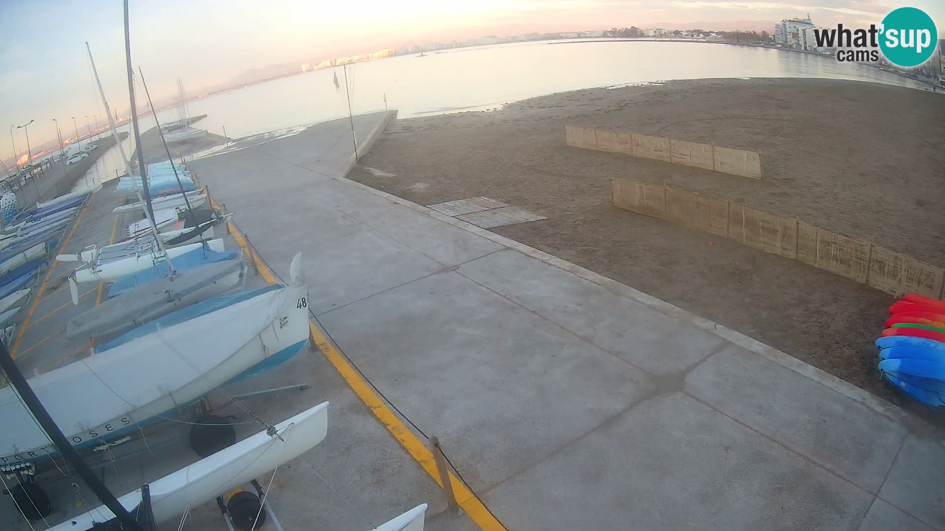 Webcam Hafen von Roses – Costa Brava – Strand La Perola