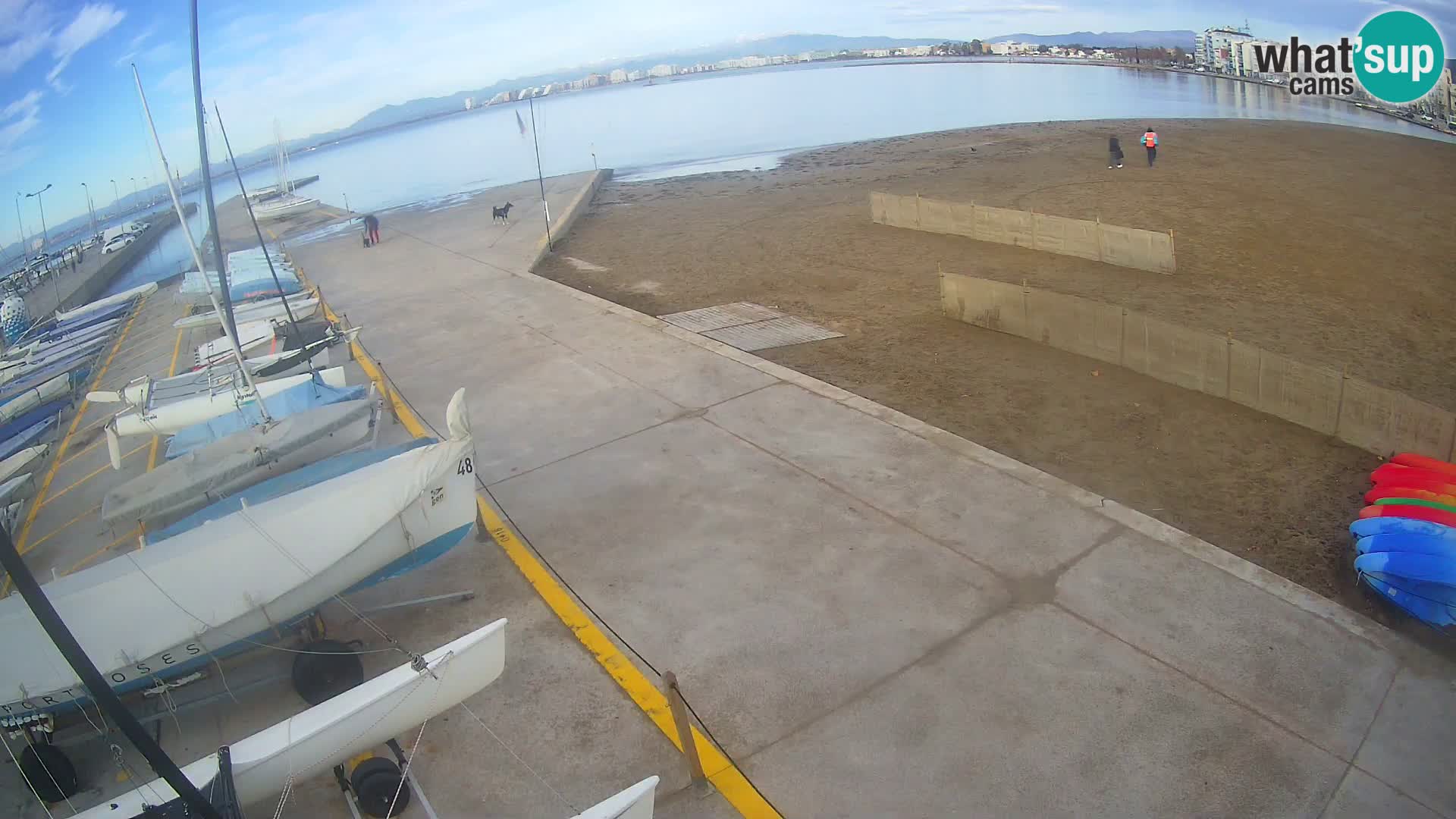 Webcam Hafen von Roses – Costa Brava – Strand La Perola