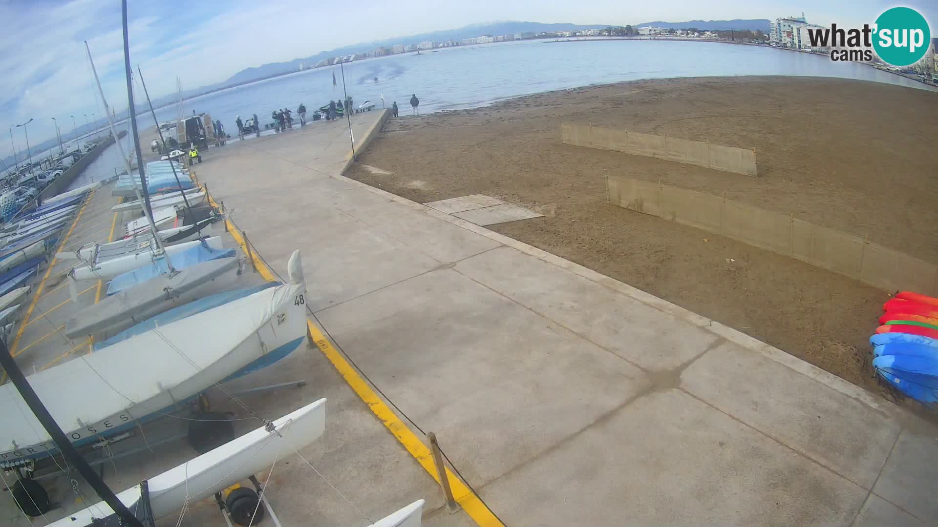 Roses webcam Port – Costa Brava – plage La Perola