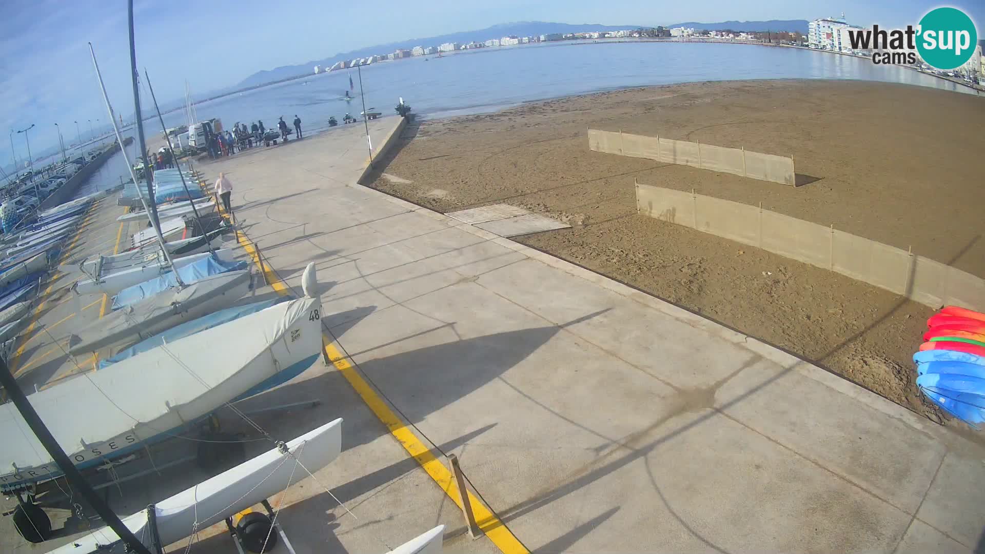 Roses webcam Port – Costa Brava – plage La Perola