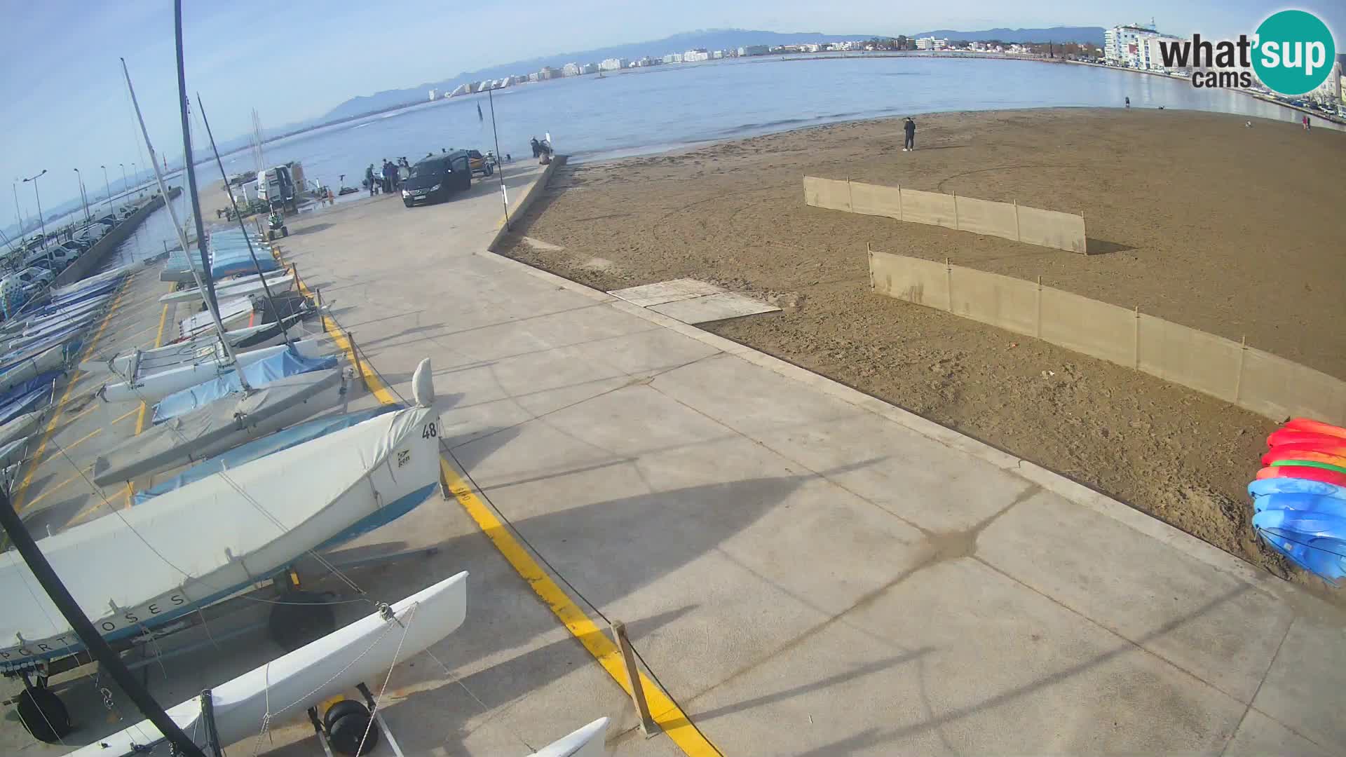 Roses webcam Port – Costa Brava – plage La Perola