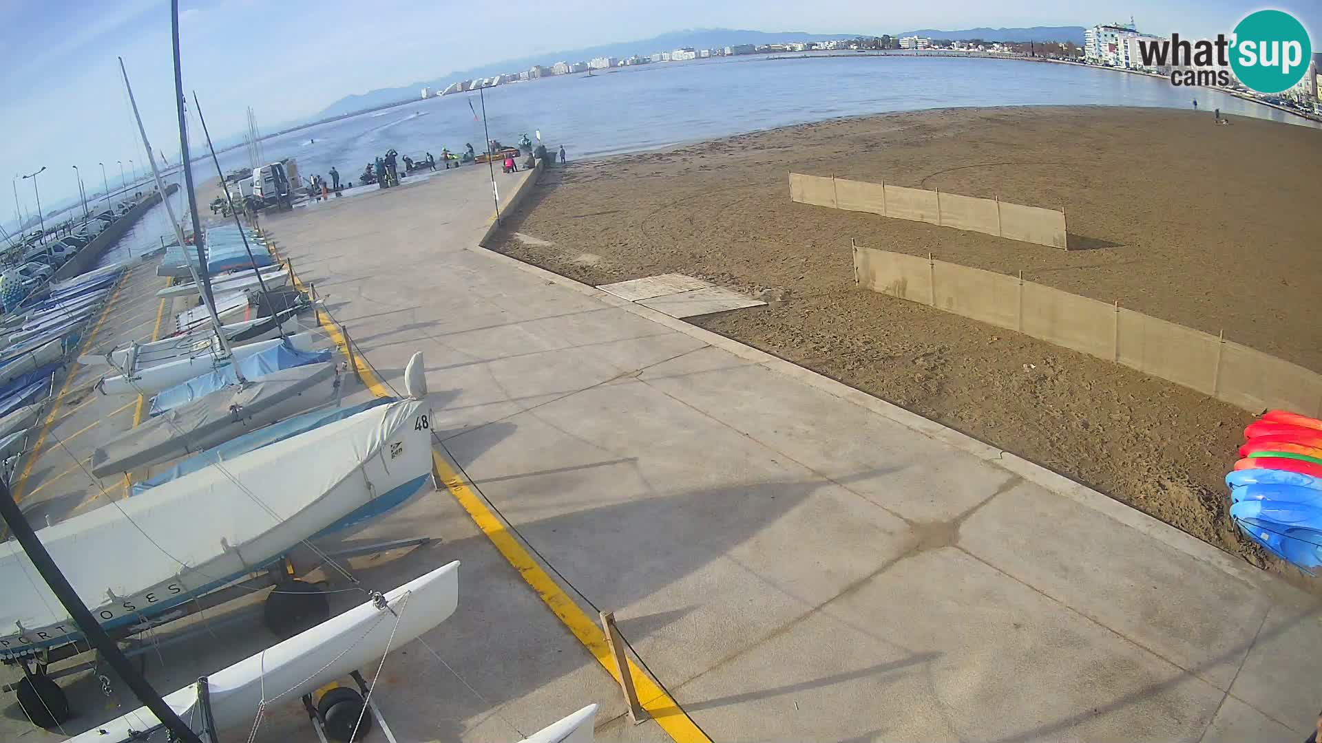 Roses webcam Port – Costa Brava – plage La Perola