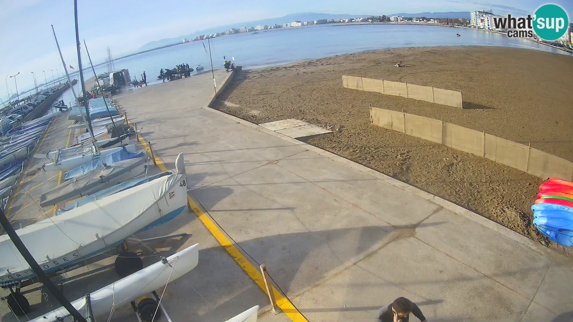 Roses webcam Port – Costa Brava – plage La Perola