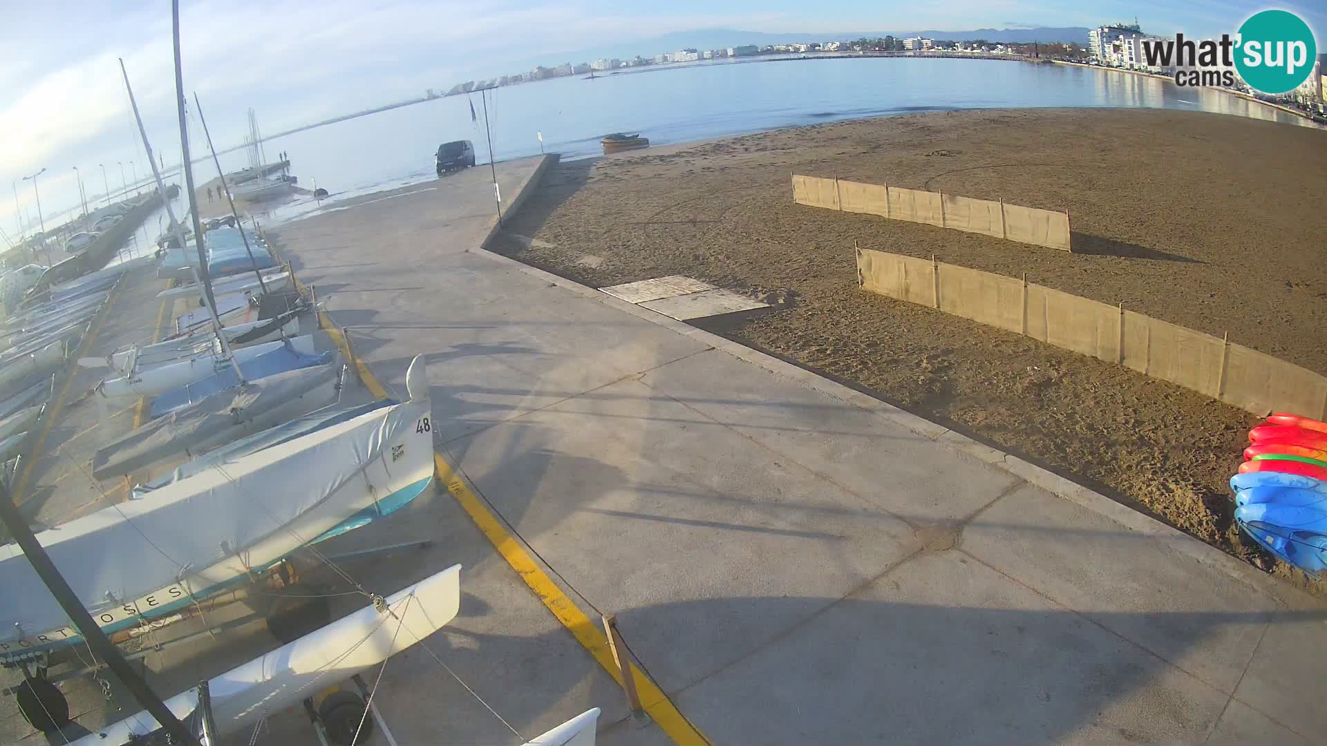 Webcam Hafen von Roses – Costa Brava – Strand La Perola