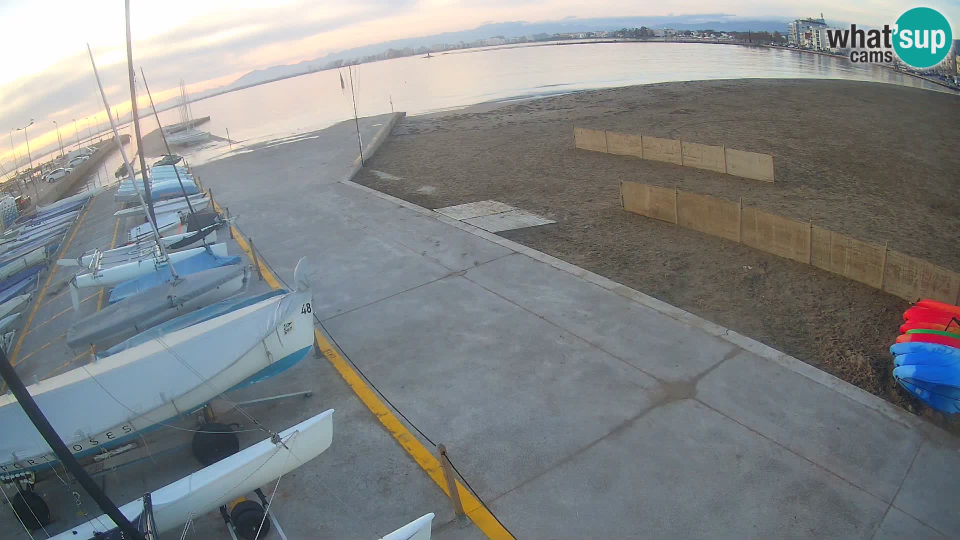 Webcam Hafen von Roses – Costa Brava – Strand La Perola