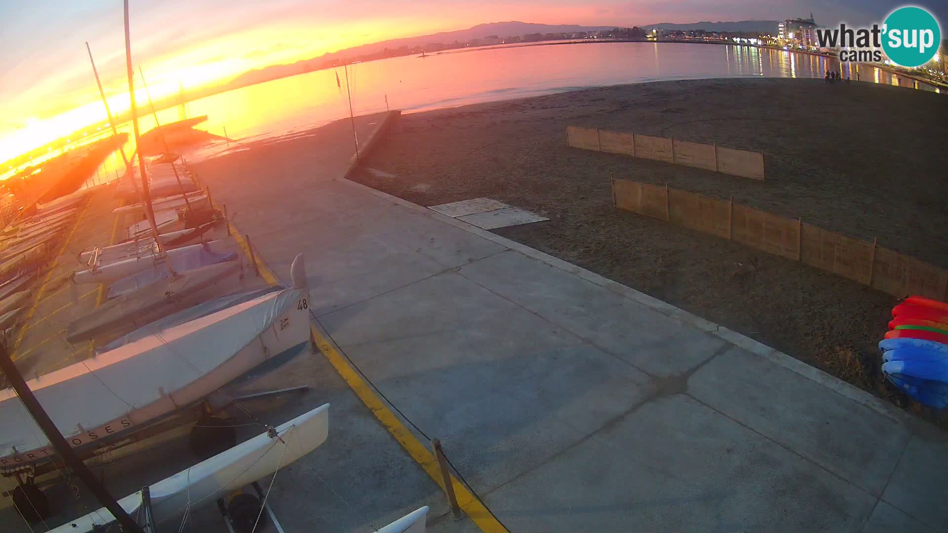 Webcam Hafen von Roses – Costa Brava – Strand La Perola