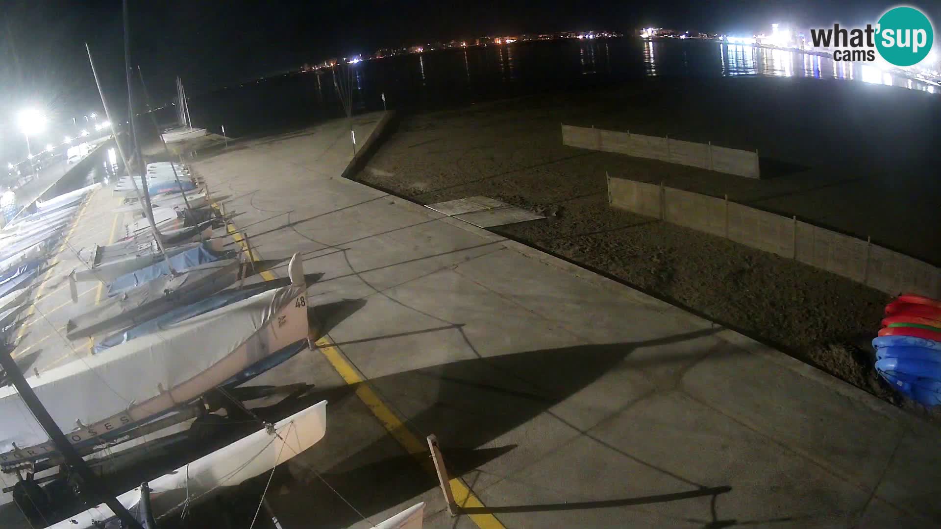 Webcam porto di Roses – Costa Brava – spiaggia La Perola