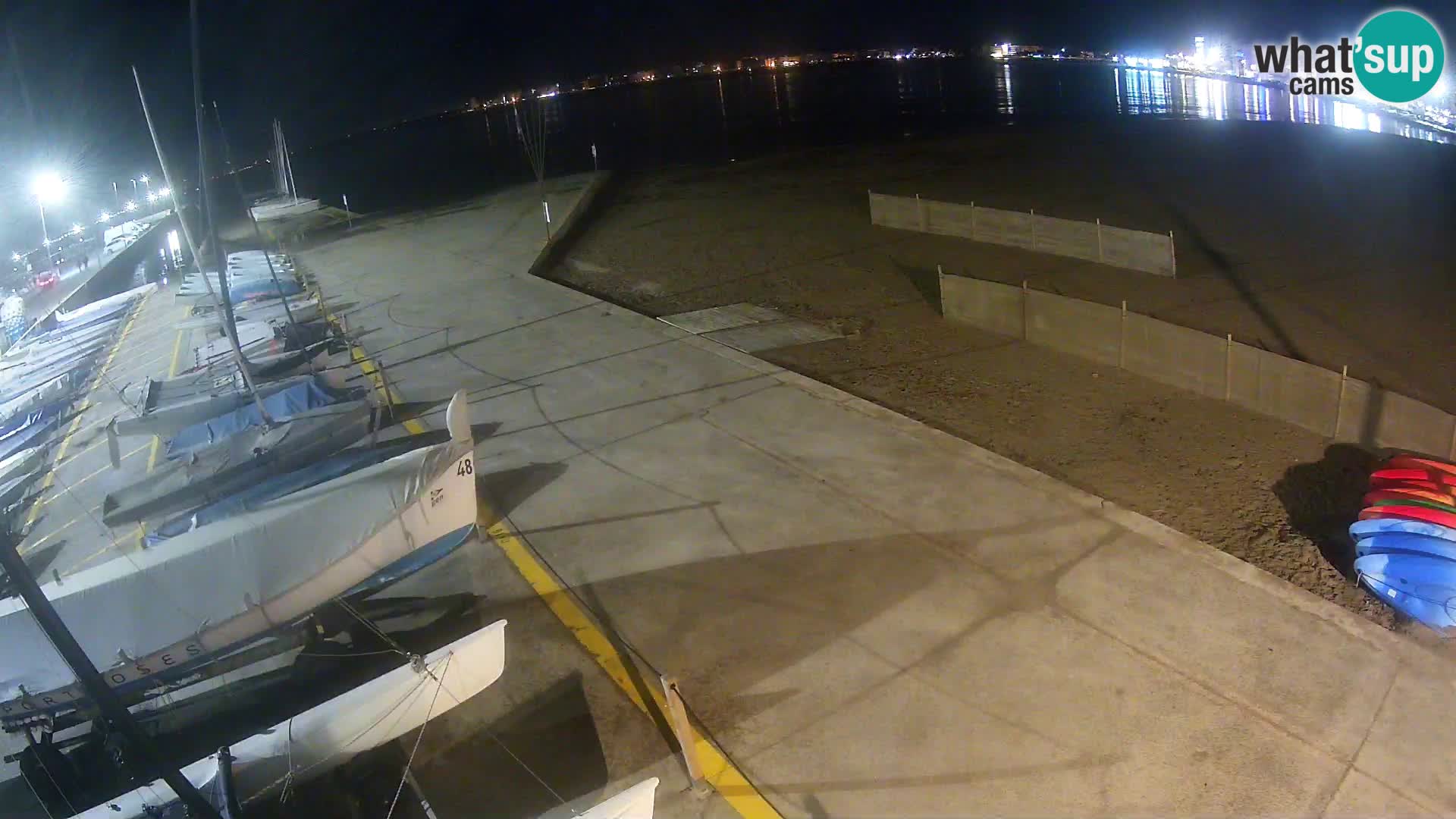 Roses webcam Port – Costa Brava – plage La Perola