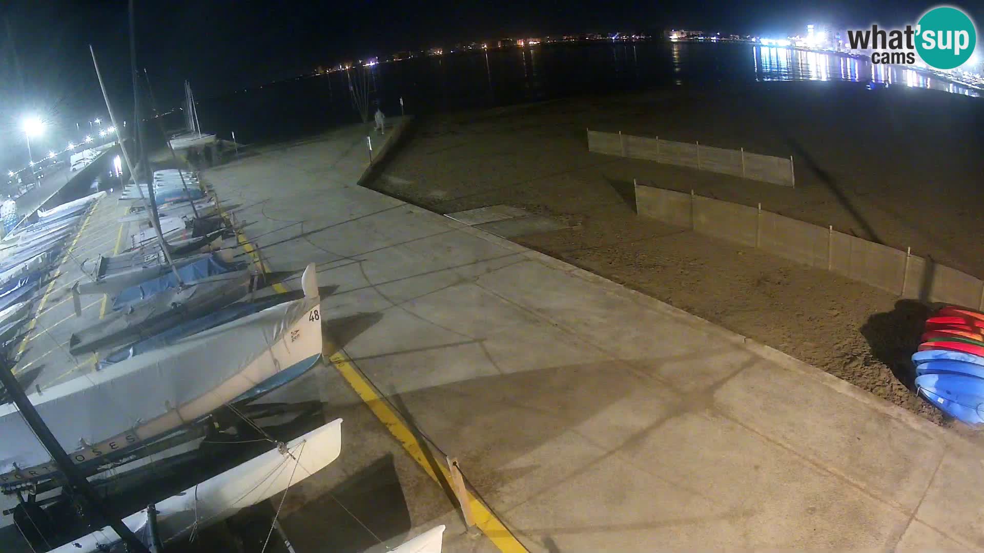 Webcam porto di Roses – Costa Brava – spiaggia La Perola