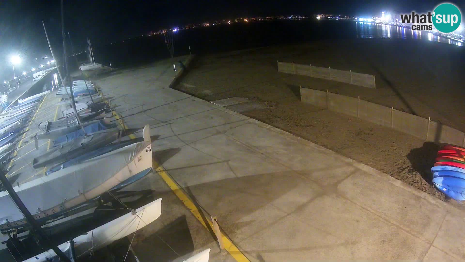 Webcam porto di Roses – Costa Brava – spiaggia La Perola