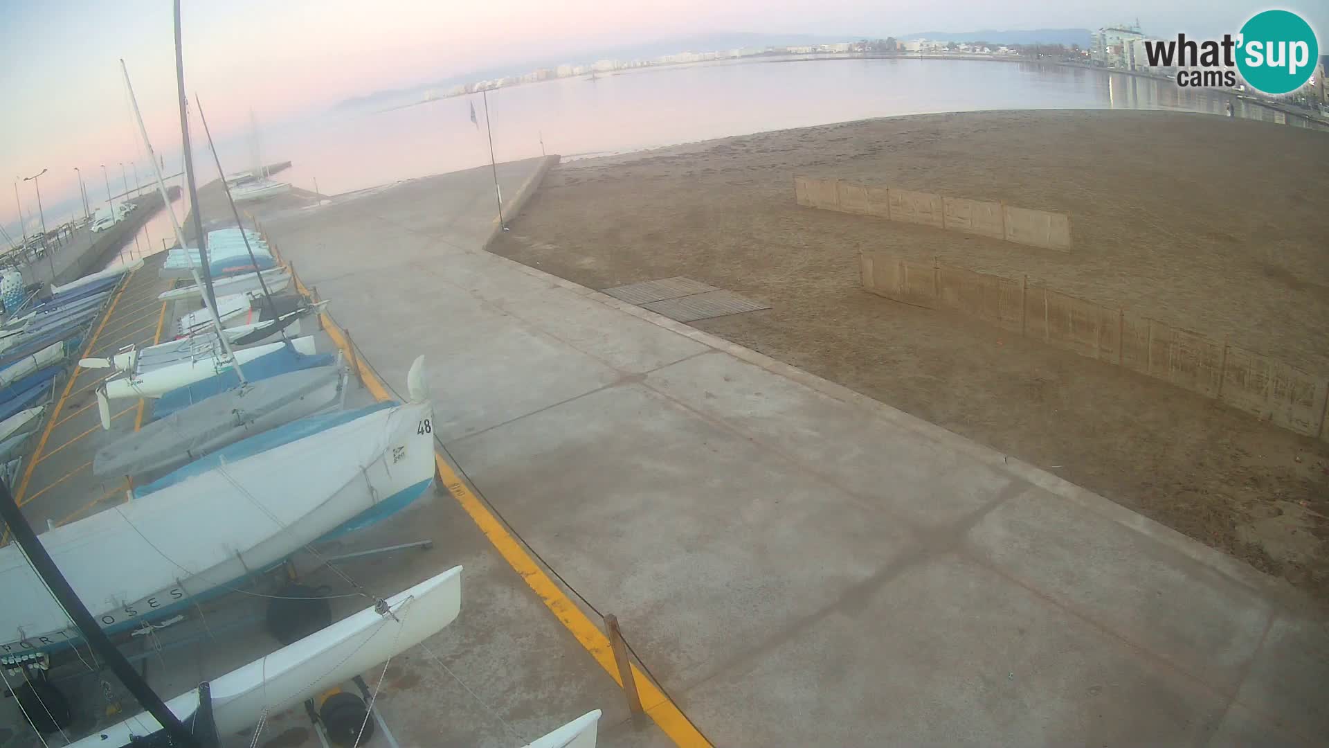 Web kamera Roses marina – Costa Brava – plaža La Perola