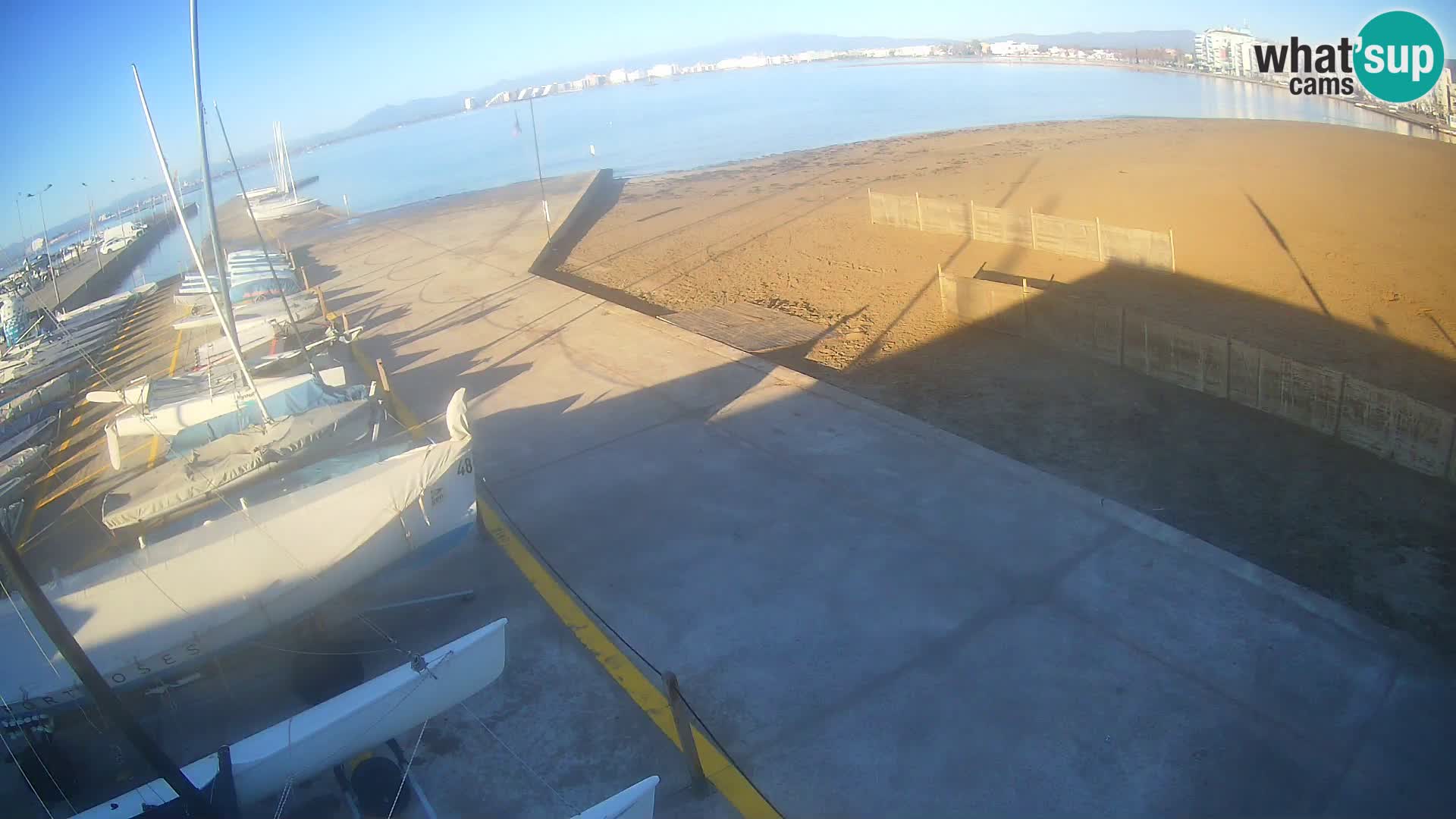 Webcam Hafen von Roses – Costa Brava – Strand La Perola