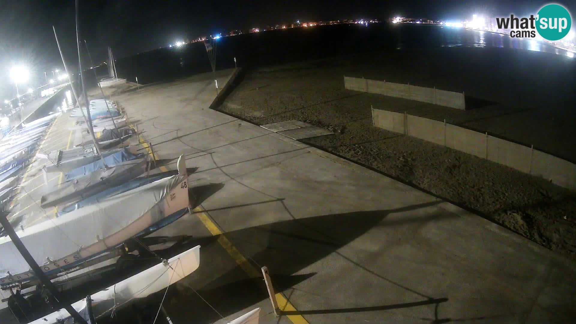 Webcam porto di Roses – Costa Brava – spiaggia La Perola