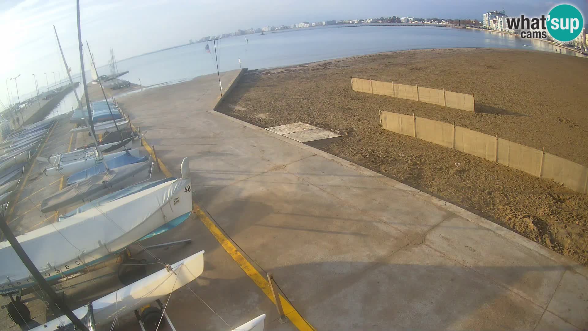 Web kamera Roses marina – Costa Brava – plaža La Perola