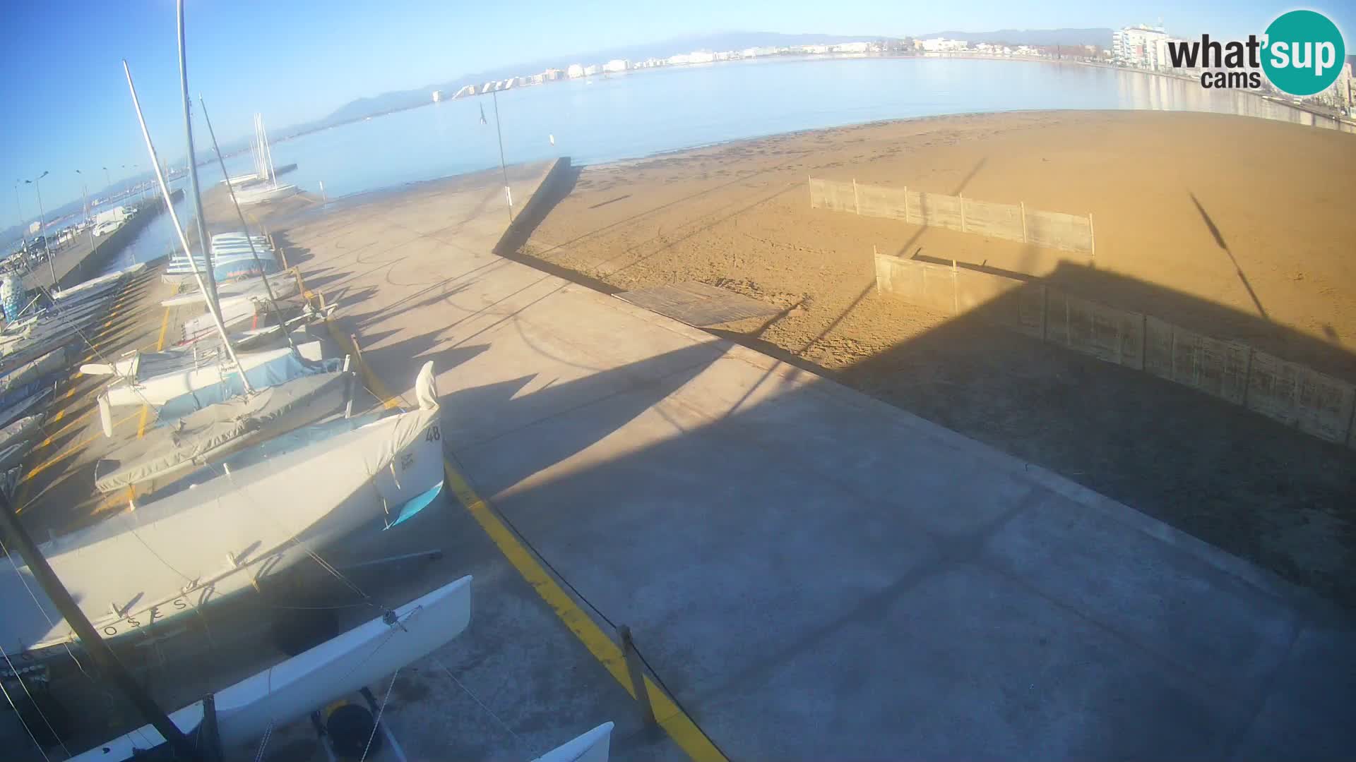 Webcam Hafen von Roses – Costa Brava – Strand La Perola