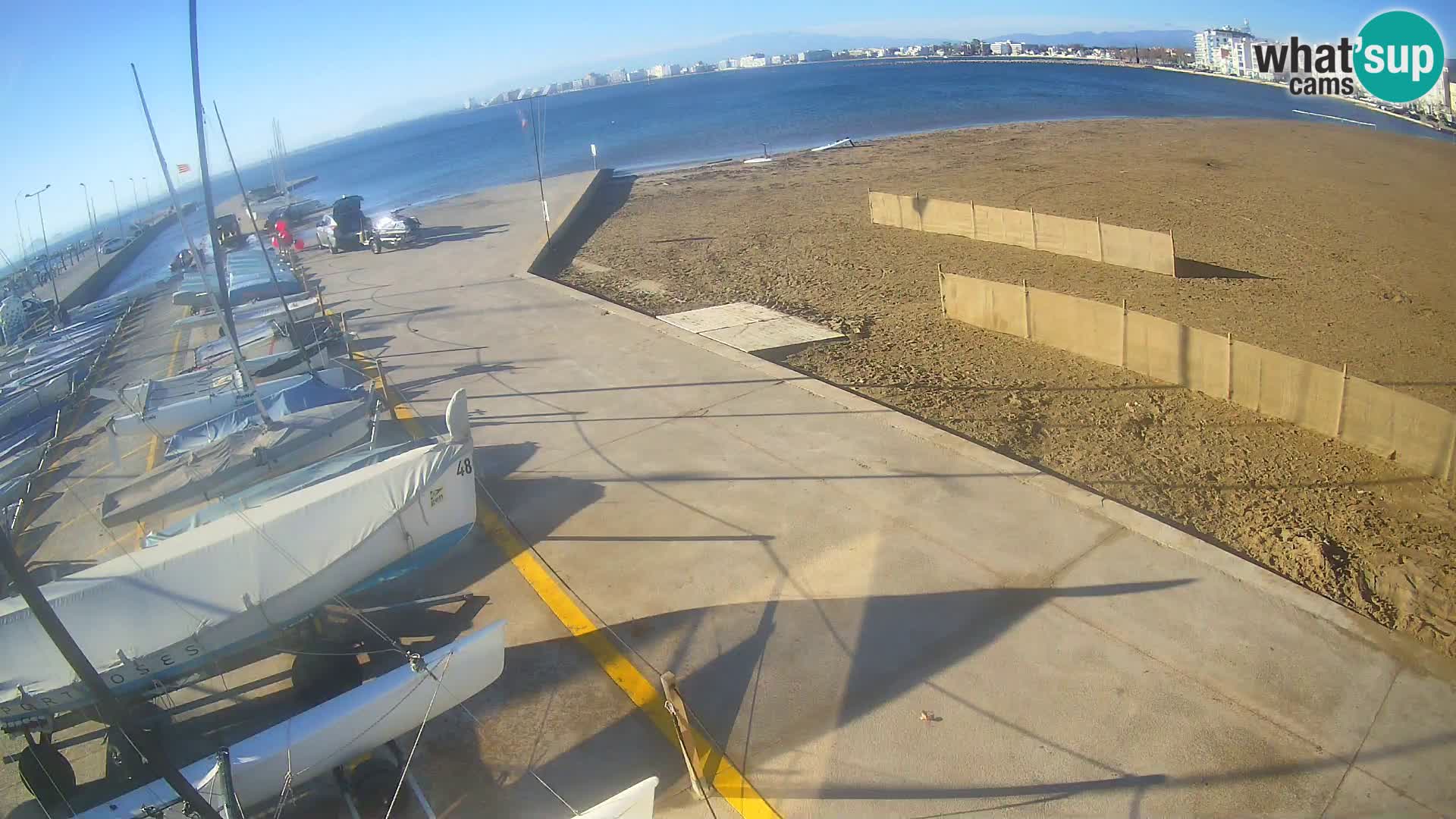 Web kamera Roses marina – Costa Brava – plaža La Perola