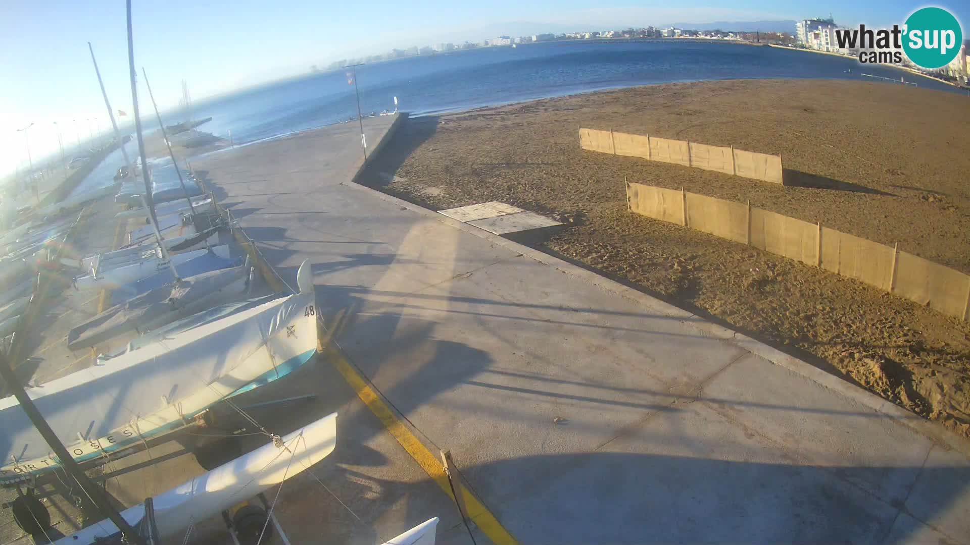 Roses webcam Port – Costa Brava – plage La Perola