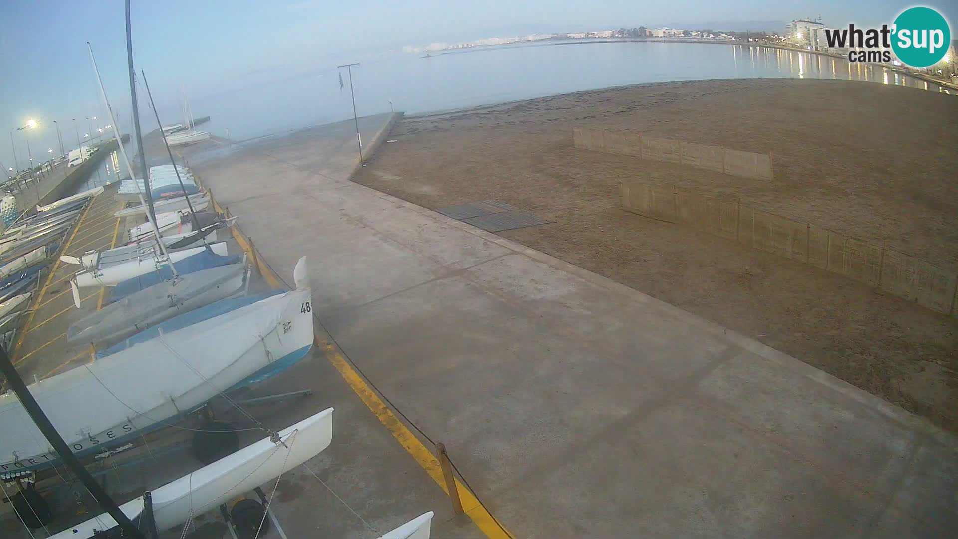 Webcam porto di Roses – Costa Brava – spiaggia La Perola