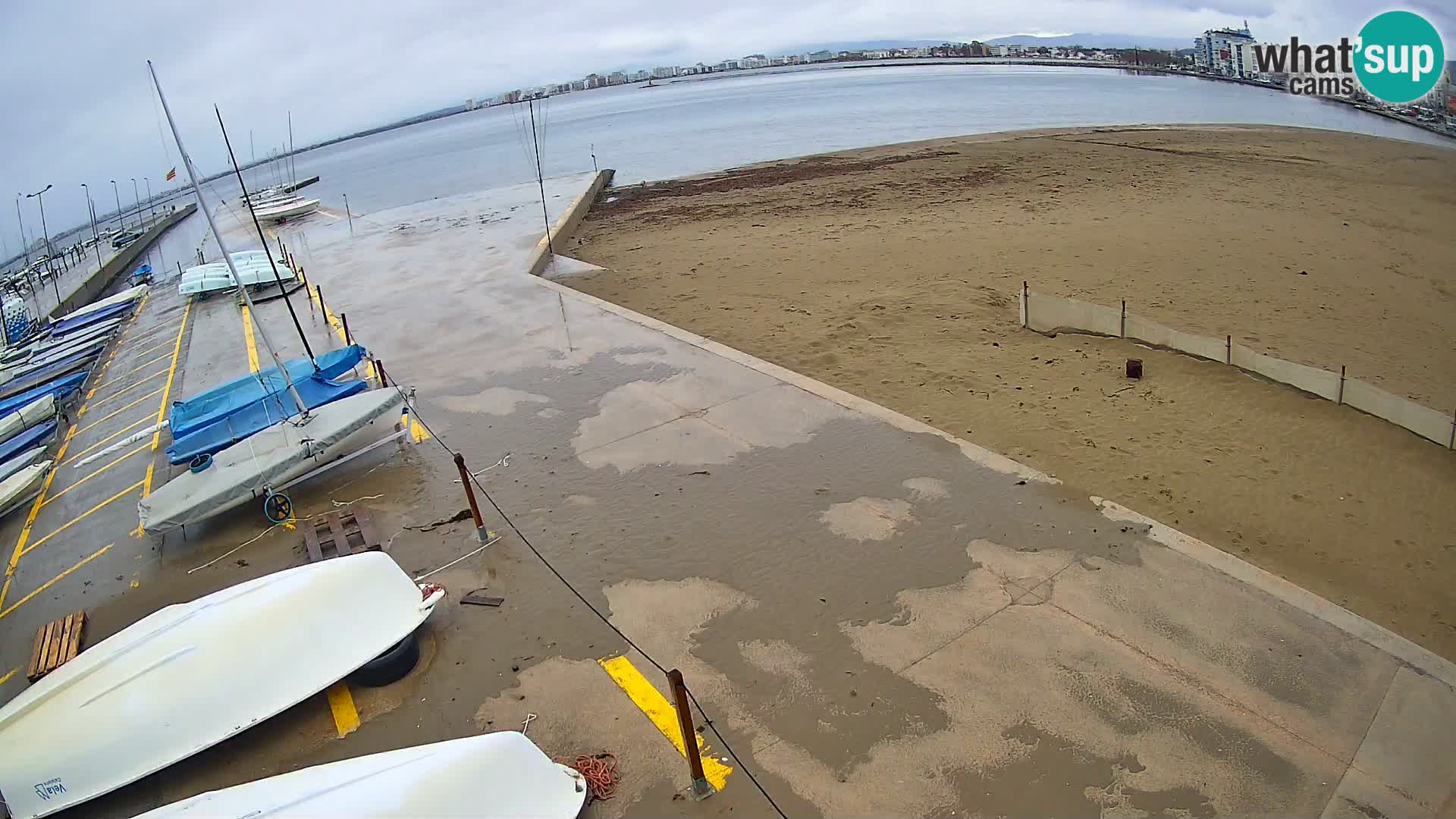 Webcam Hafen von Roses – Costa Brava – Strand La Perola