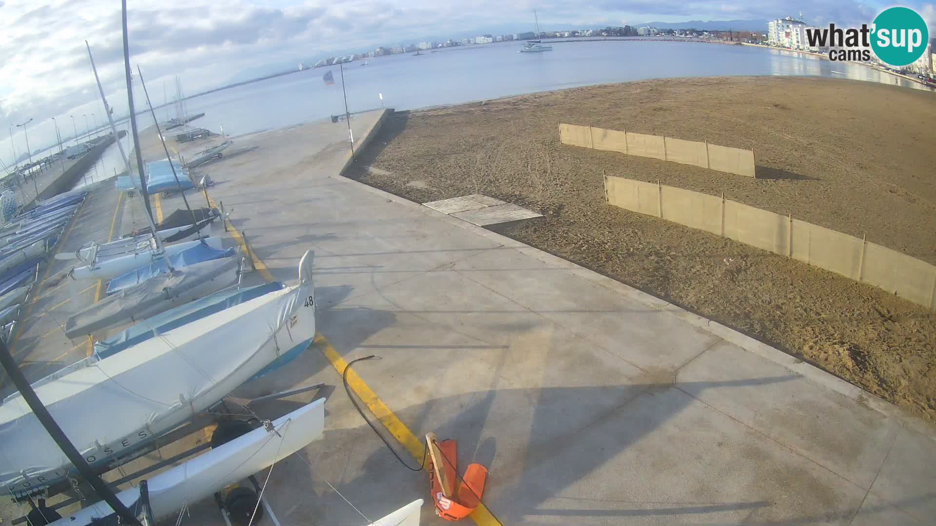 Webcam porto di Roses – Costa Brava – spiaggia La Perola