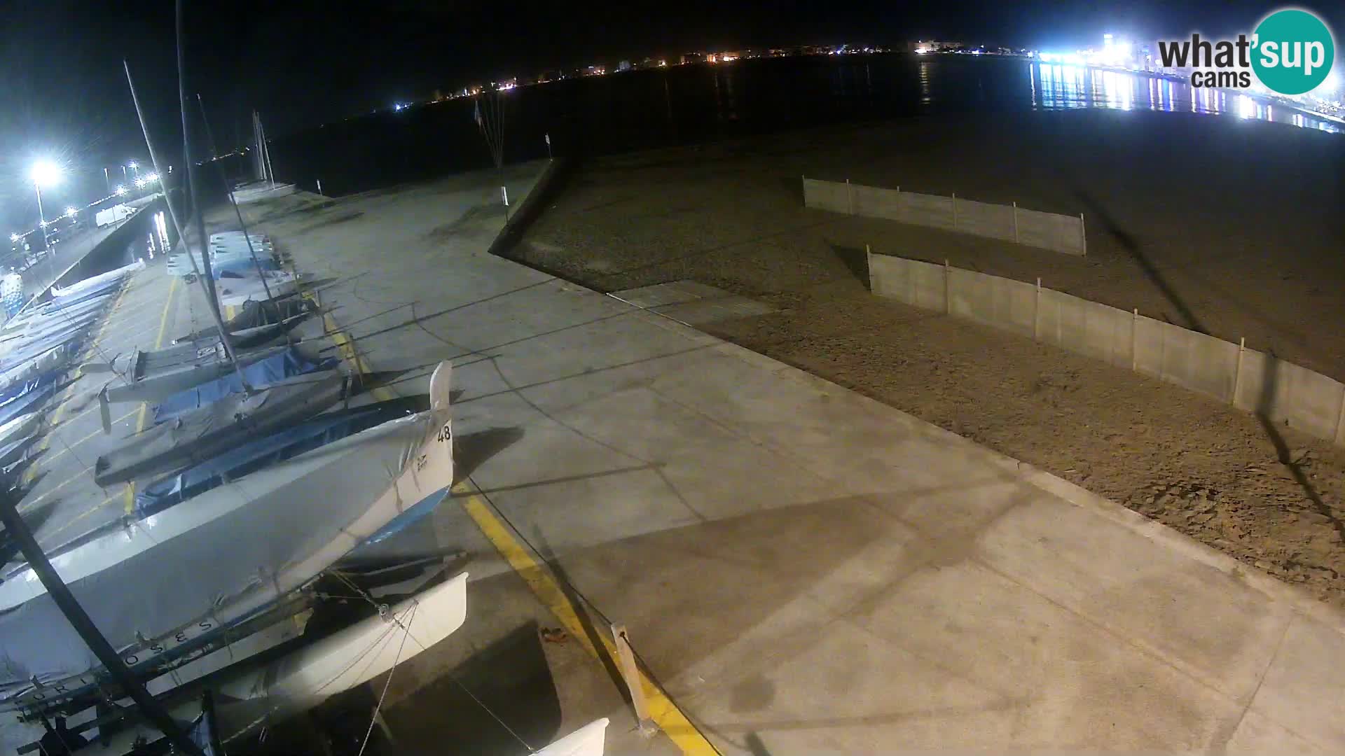 Kamera Roses marina – Costa Brava – plaža La Perola