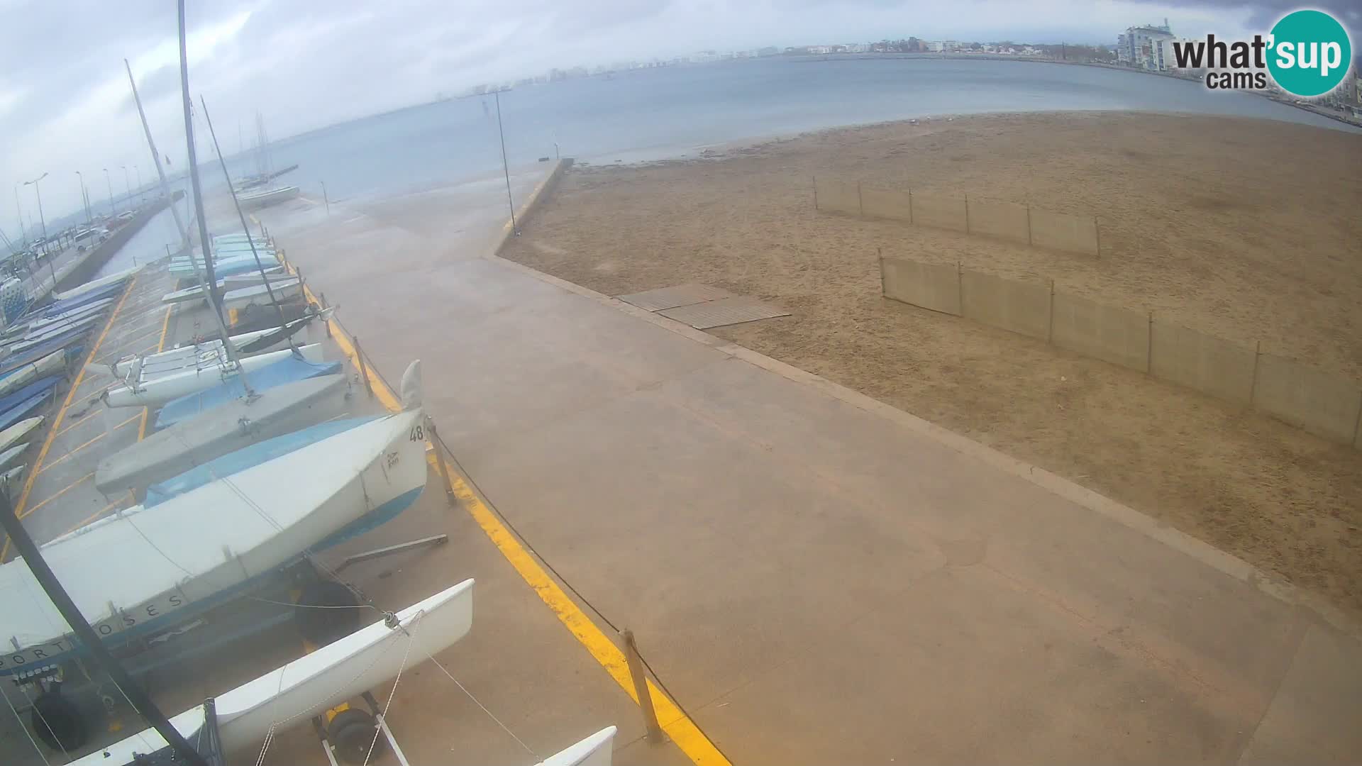 Roses webcam Port – Costa Brava – plage La Perola