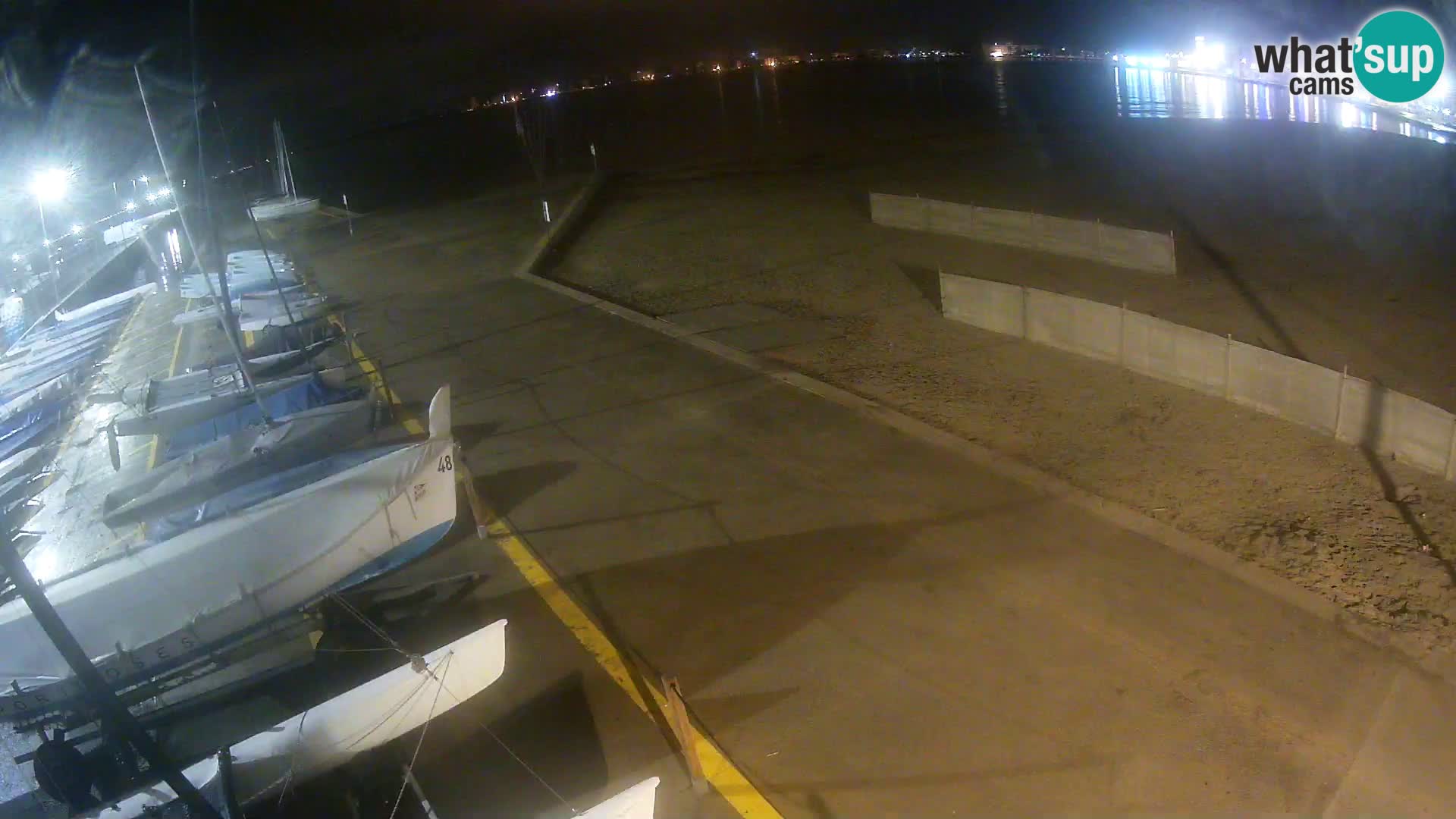 Webcam porto di Roses – Costa Brava – spiaggia La Perola