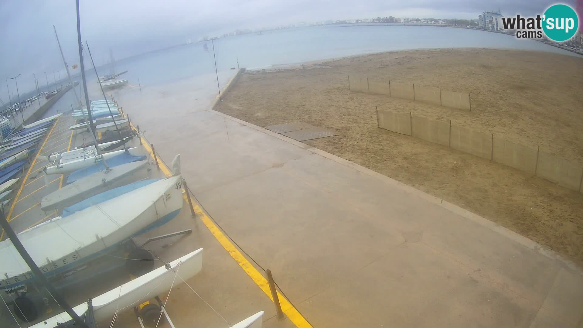 Kamera Roses marina – Costa Brava – plaža La Perola