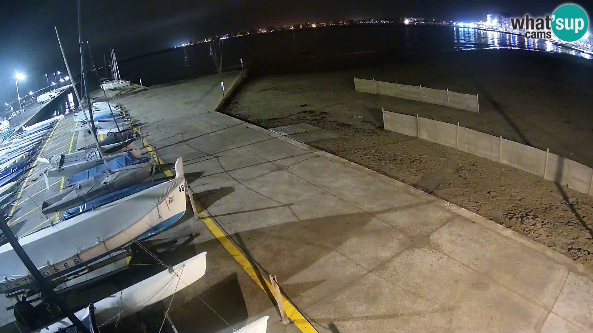 Webcam Hafen von Roses – Costa Brava – Strand La Perola