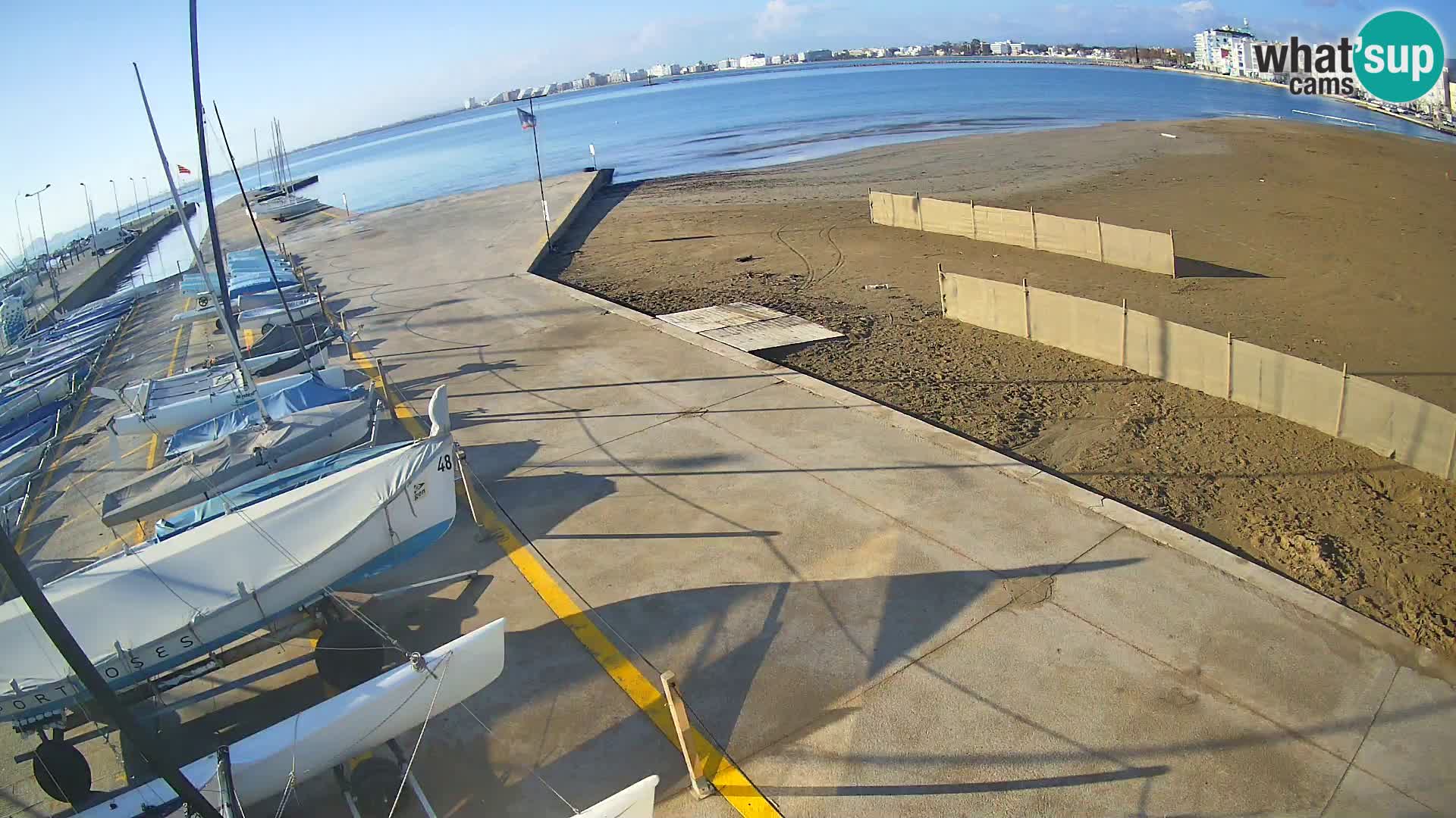 Webcam Hafen von Roses – Costa Brava – Strand La Perola