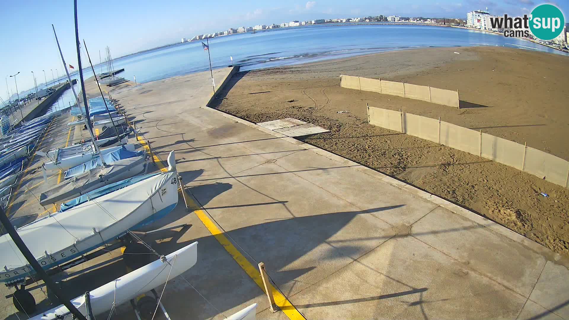 Webcam Hafen von Roses – Costa Brava – Strand La Perola