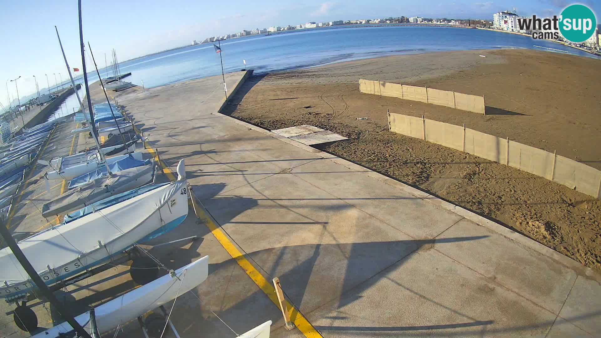 Webcam Hafen von Roses – Costa Brava – Strand La Perola