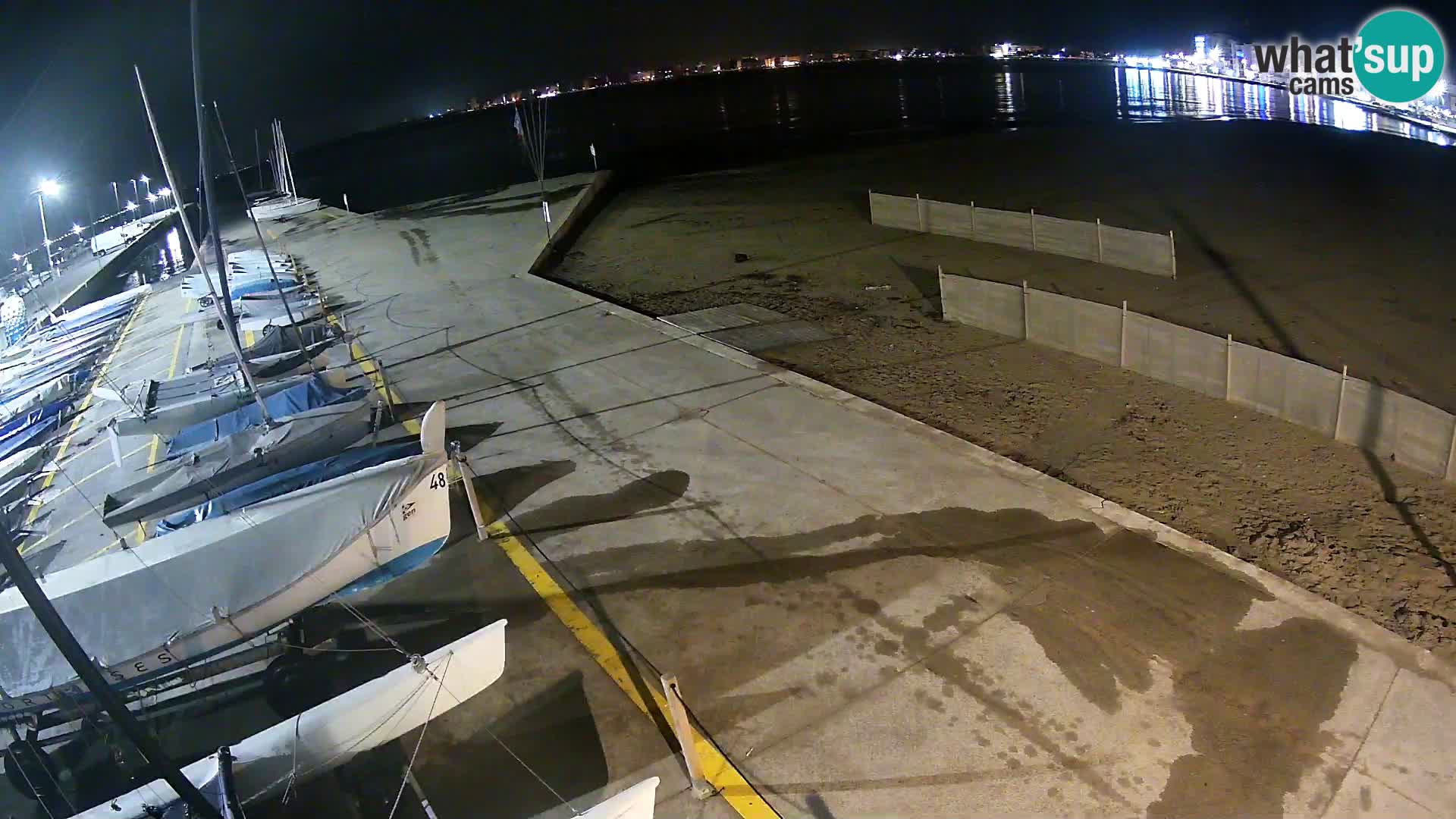 Web kamera Roses marina – Costa Brava – plaža La Perola